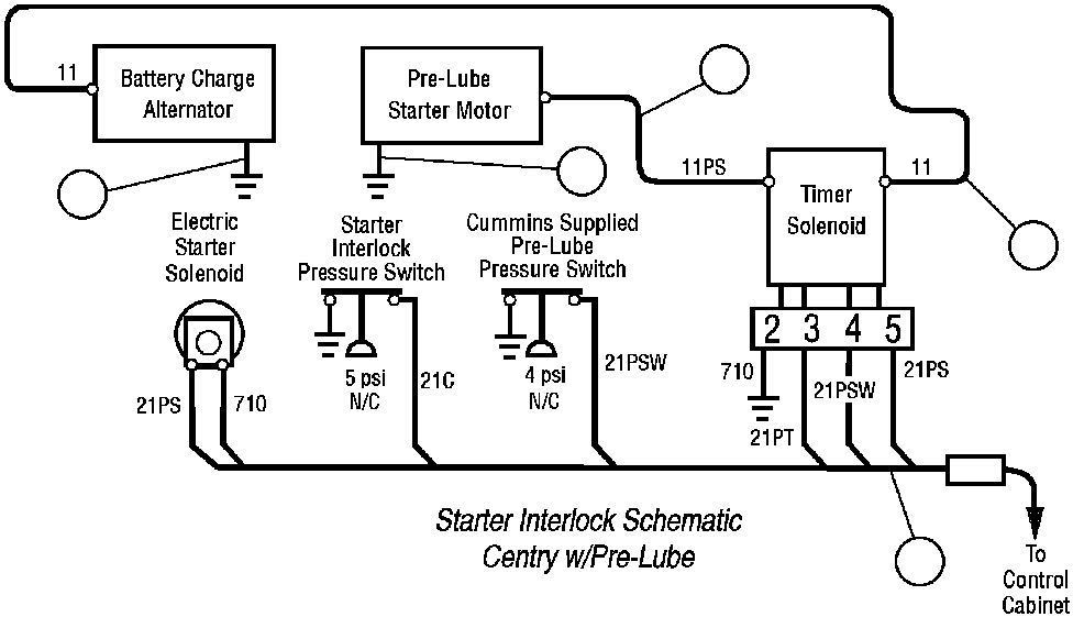 Dump Trucks Komatsu / AFE42-Q 630E S/N 32418 LEIGHTON(afe42-q) / STARTER INTERLOCK SCHEMATIC(372 : 30746)