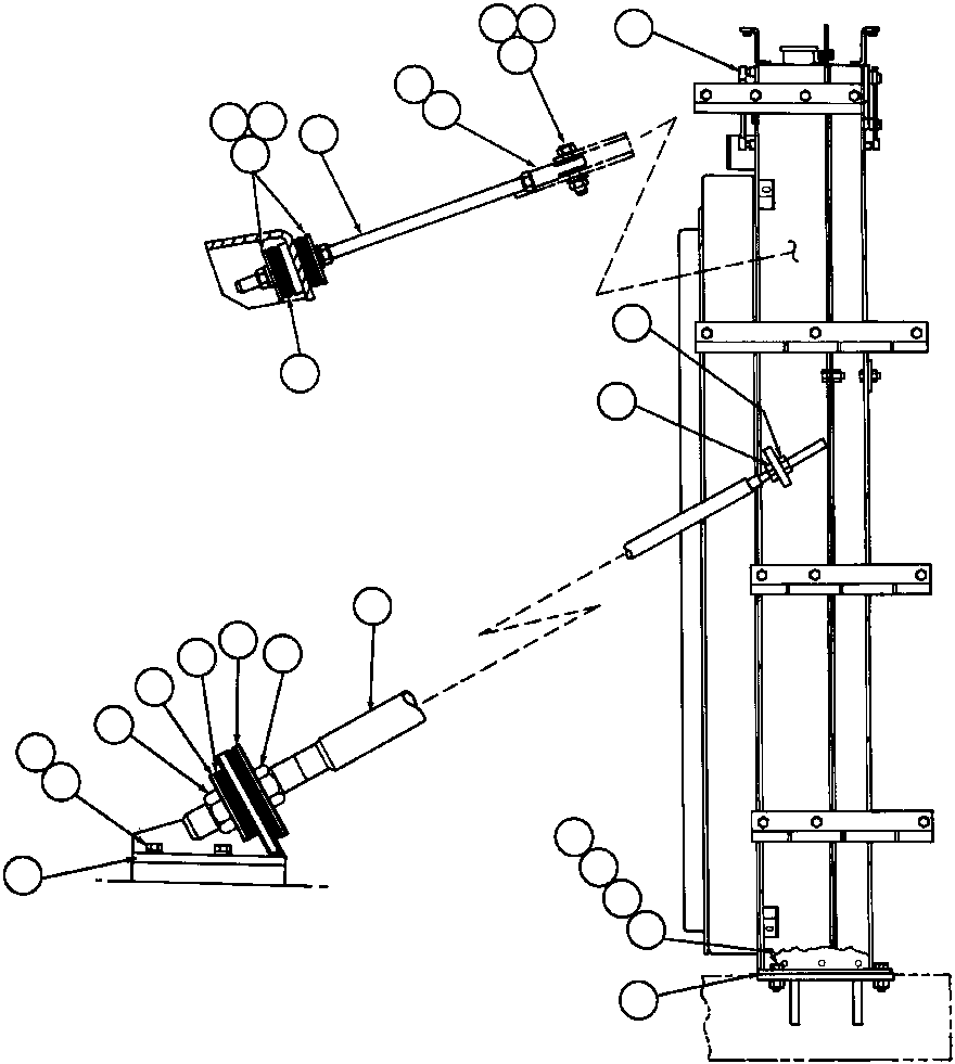 Komatsu parts book diagram for AFE43-AR 685E S/N 32278 BLAIR ATHOL: RADIATOR INSTL
