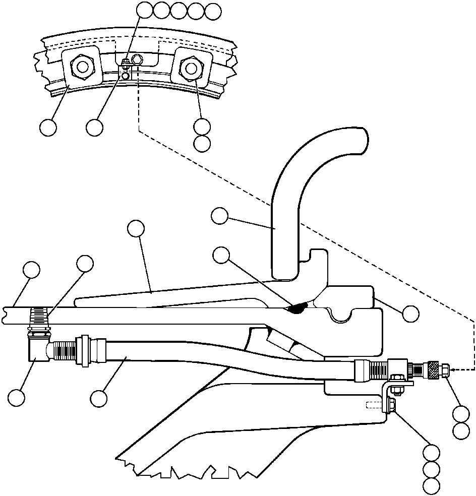Komatsu parts book diagram for AFE43-AR 685E S/N 32278 BLAIR ATHOL: FRONT WHEEL & MOUNTING