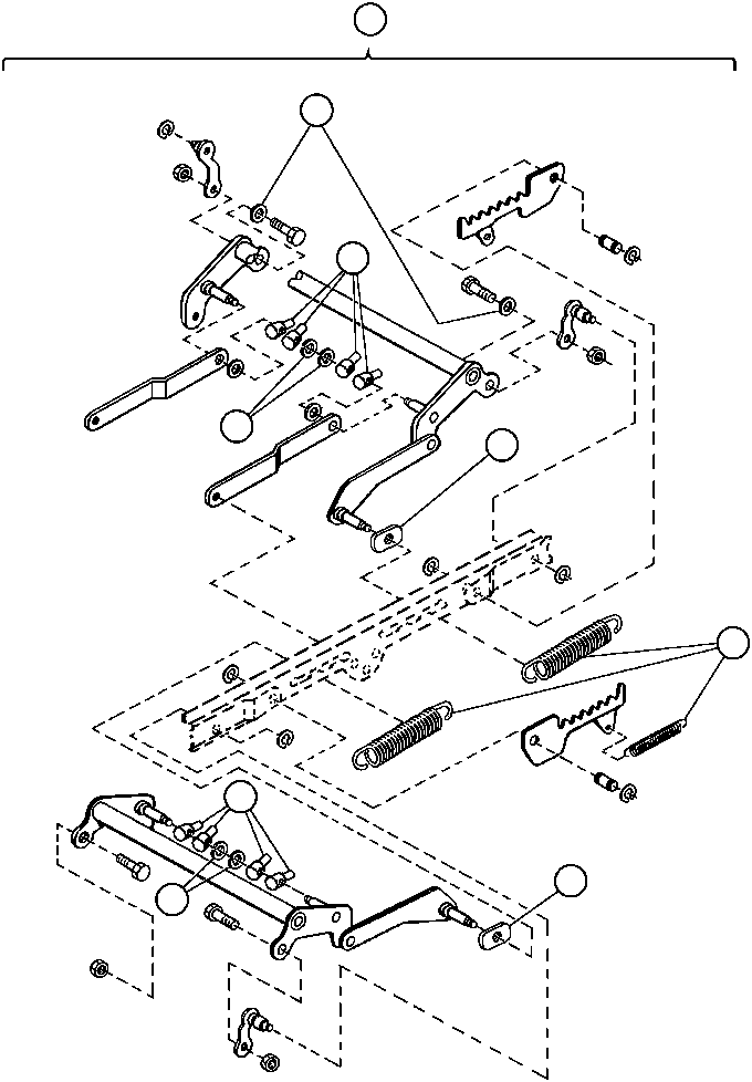 Komatsu parts book diagram for AFE43-AR 685E S/N 32278 BLAIR ATHOL: DRIVER'S SEAT ASSM - 3 (PB8742)