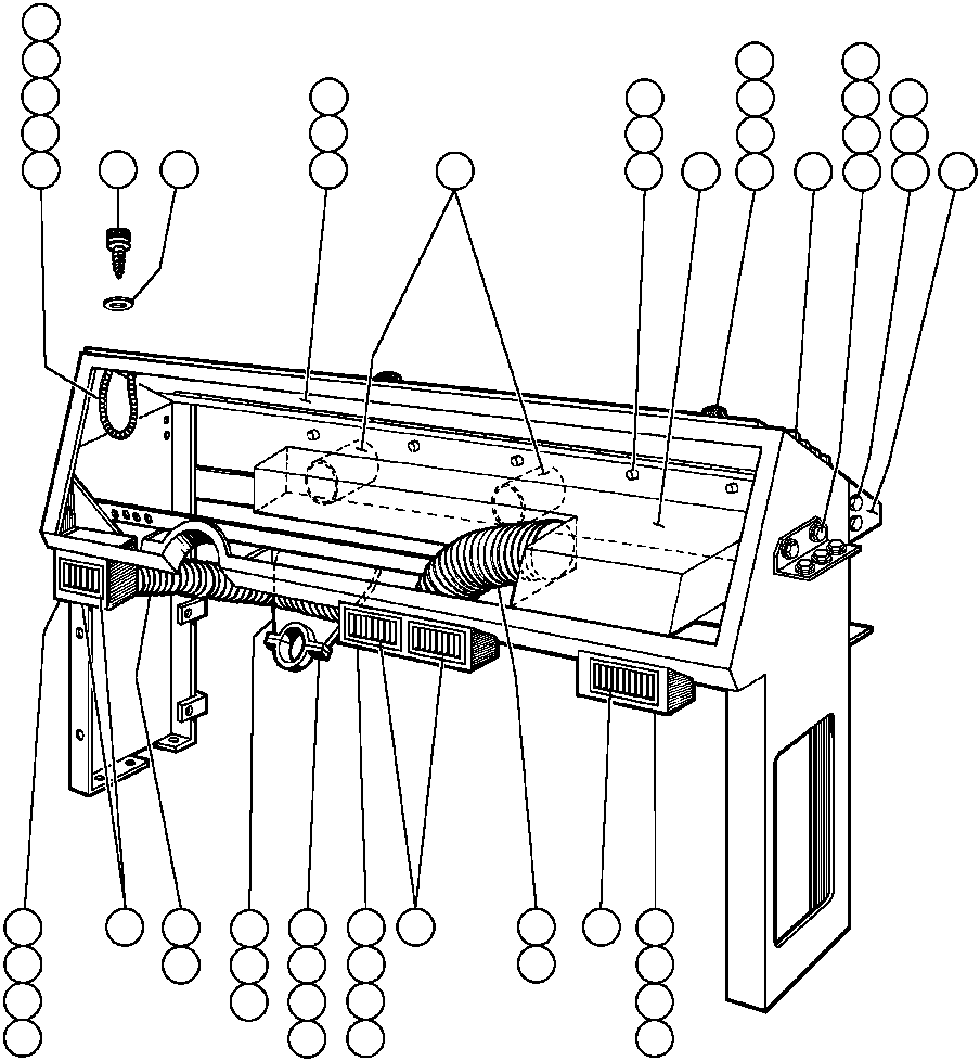 Komatsu parts book diagram for AFE43-AR 685E S/N 32278 BLAIR ATHOL: CONSOLE ASSM (PB7515)