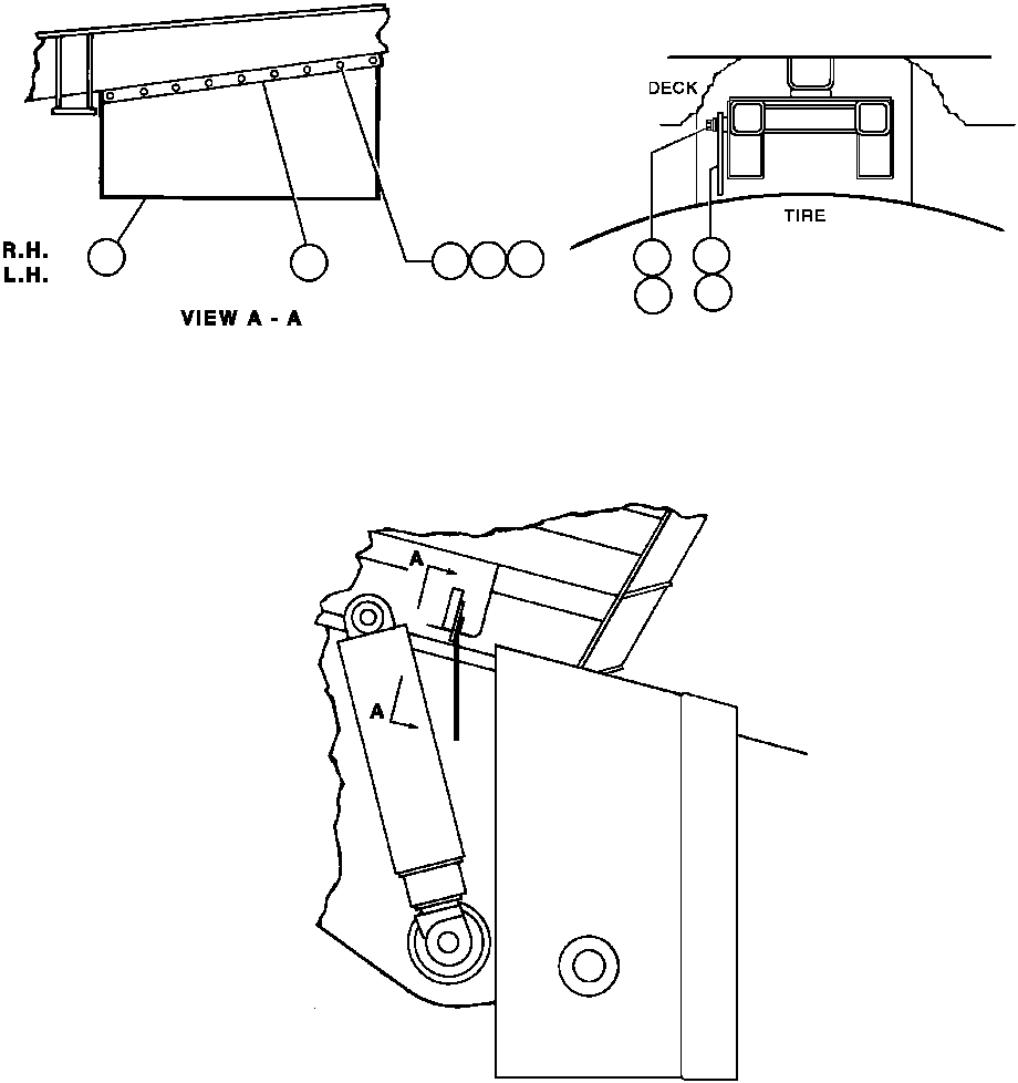 Komatsu parts book diagram for AFE43-AR 685E S/N 32278 BLAIR ATHOL: MUD FLAP INSTL