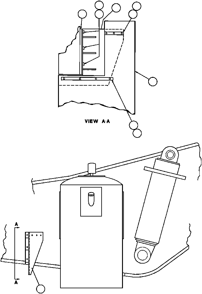 Komatsu parts book diagram for AFE43-AR 685E S/N 32278 BLAIR ATHOL: MUD FLAP INSTL - 2