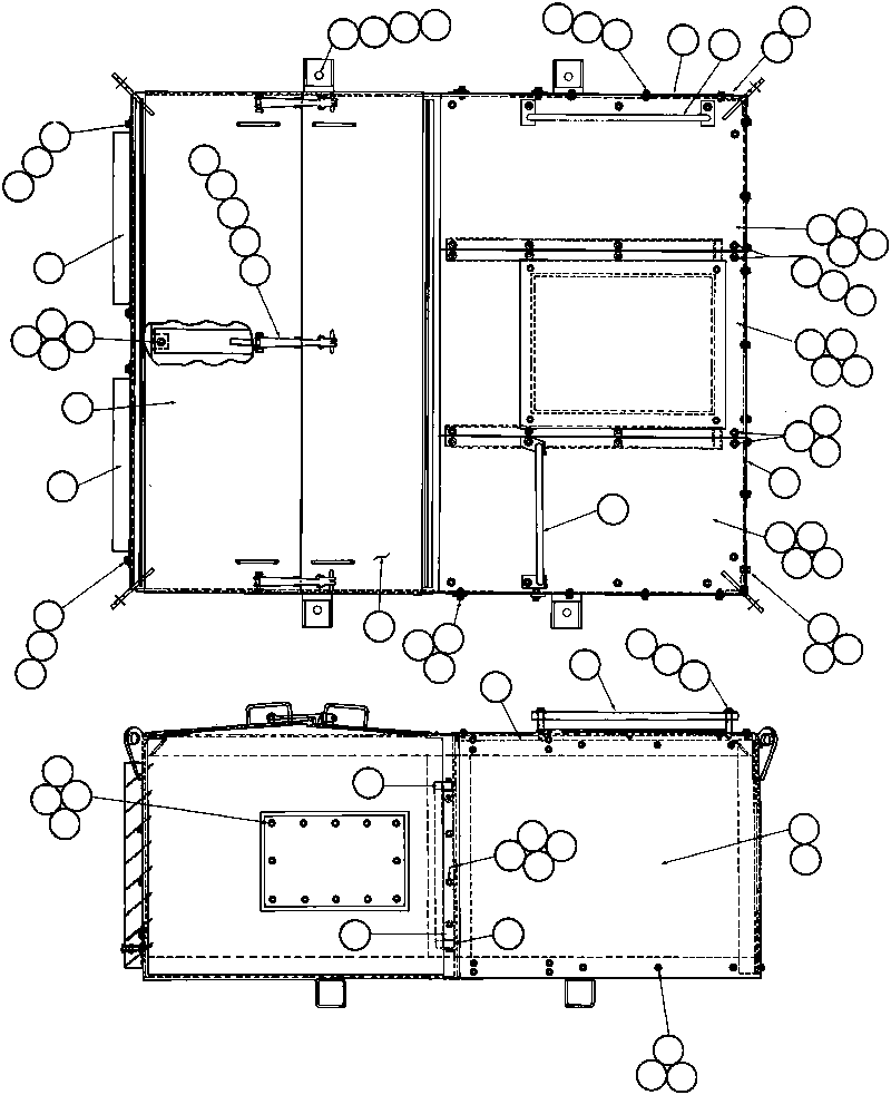 Komatsu parts book diagram for AFE43-AR 685E S/N 32278 BLAIR ATHOL: BLOWN GRID MODULE