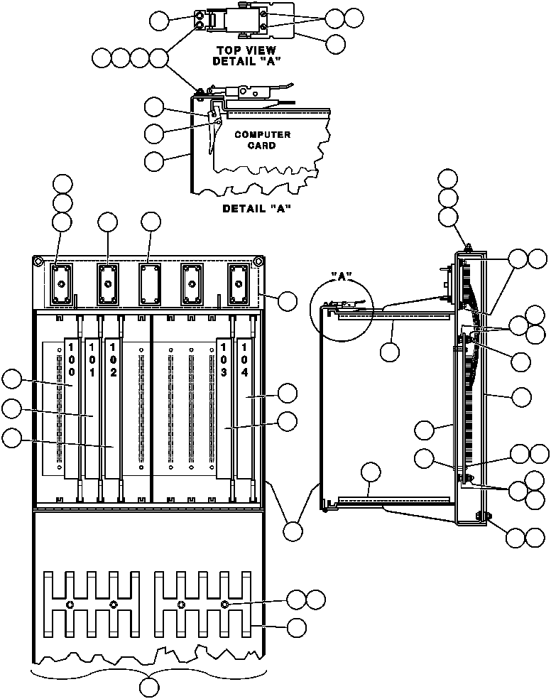 Komatsu parts book diagram for AFE43-AR 685E S/N 32278 BLAIR ATHOL: STATEX III CONTROL CABINET (PB7866)