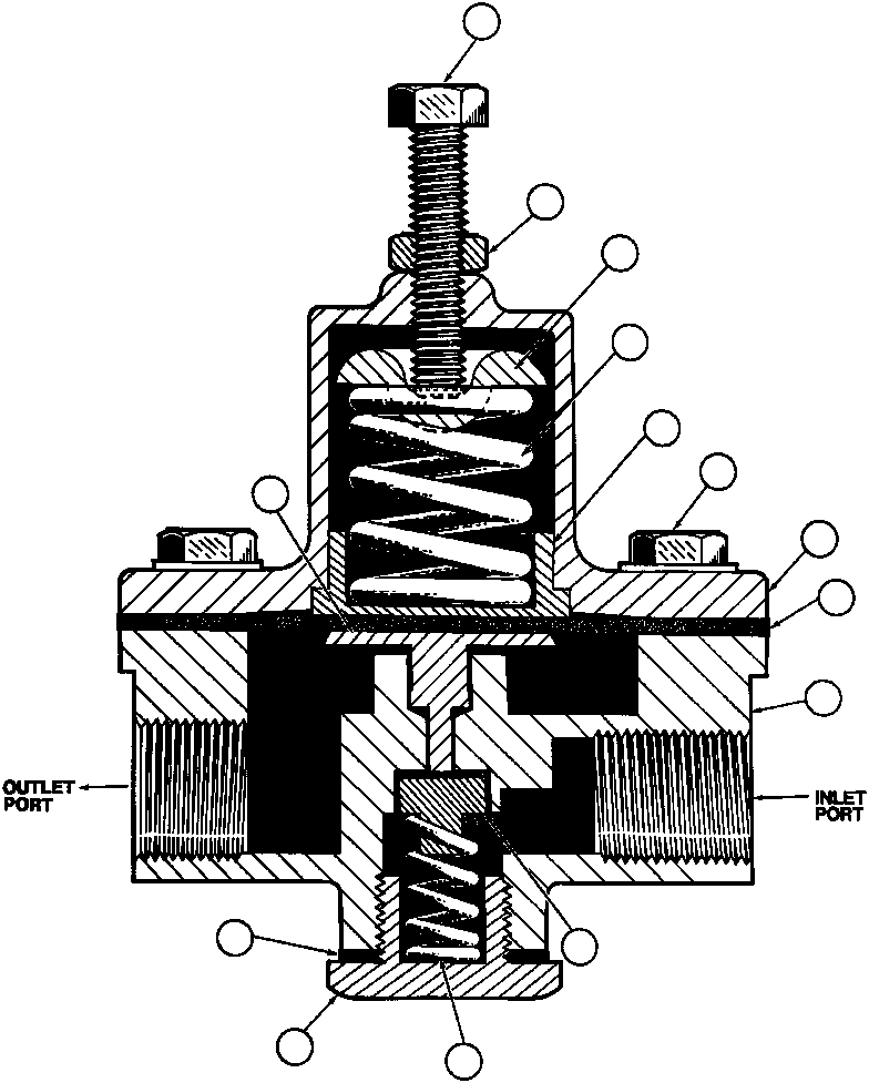 Komatsu parts book diagram for AFE43-AR 685E S/N 32278 BLAIR ATHOL: PRESSURE REGULATOR (VY7272)