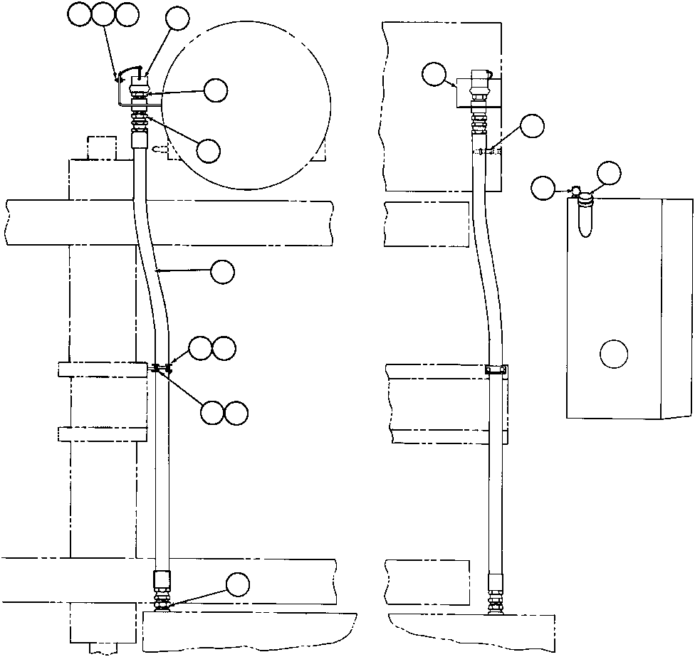 Komatsu parts book diagram for AFE43-AR 685E S/N 32278 BLAIR ATHOL: WIGGINS QUICK FUEL - L.H. (BD0651)