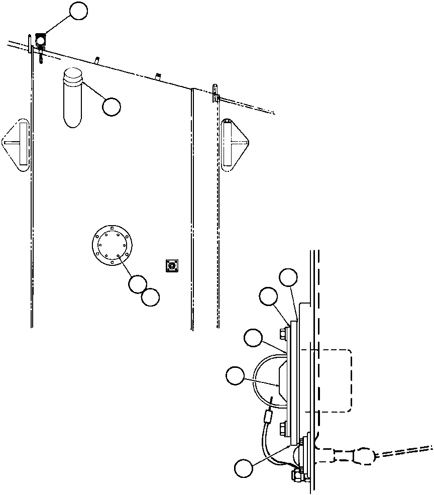 Komatsu parts book diagram for AFE43-AR 685E S/N 32278 BLAIR ATHOL: PRESSURE FUELING - R.H.