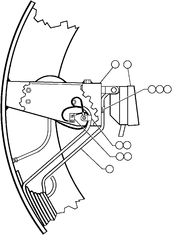 Komatsu parts book diagram for AFE43-AR 685E S/N 32278 BLAIR ATHOL: DRIVE AXLE HOUSING LIGHT