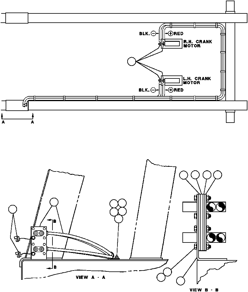 Komatsu parts book diagram for AFE43-AR 685E S/N 32278 BLAIR ATHOL: AUXILIARY JUMP START