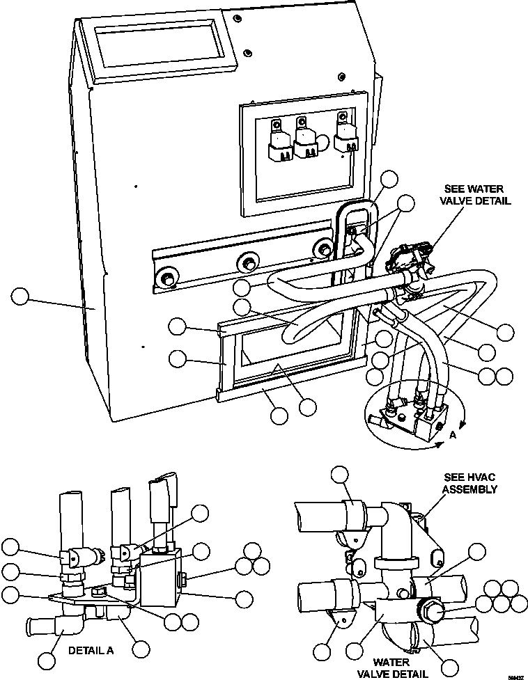 Komatsu parts book diagram for AFE57-FS 830E-1AC S/N A30723 - A30726    ISLA RIESCO: HVAC INSTALLATION   2/2