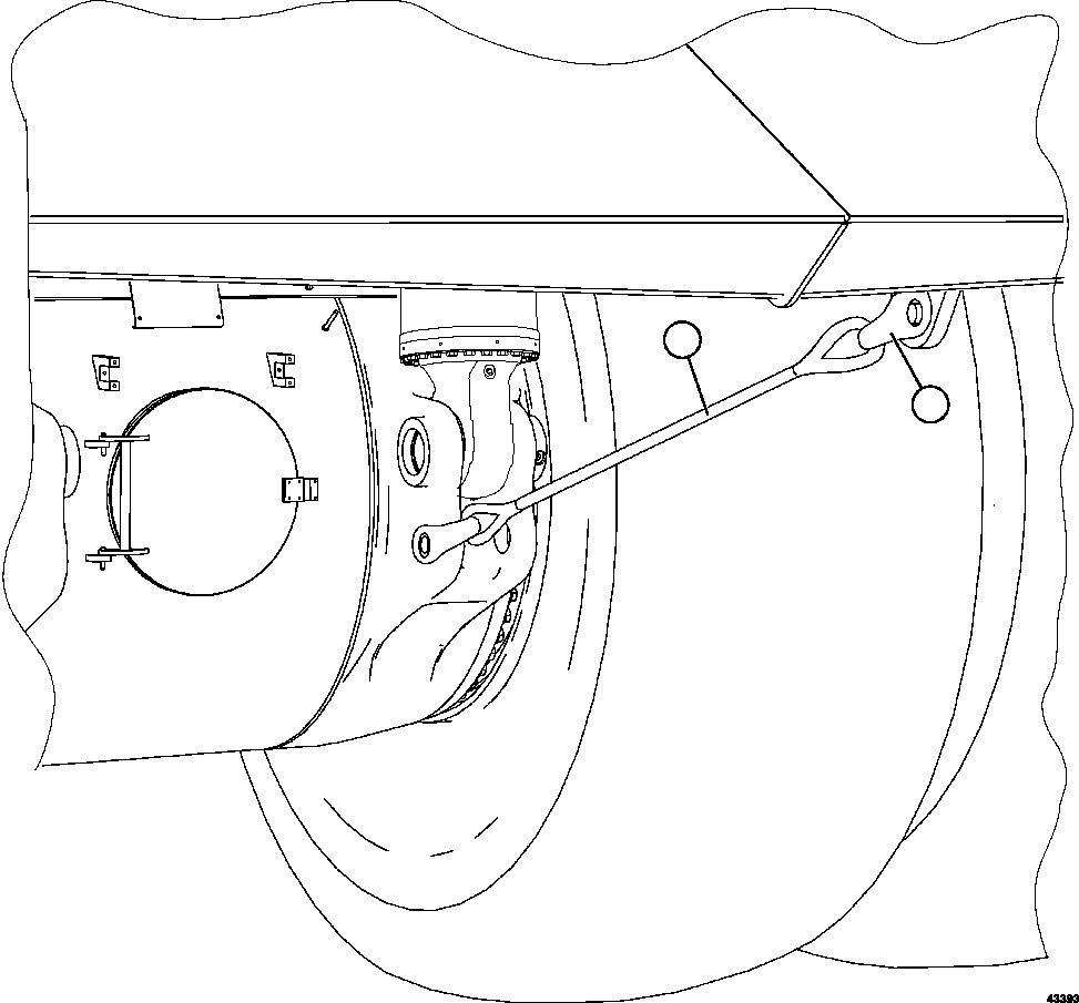 Komatsu parts book diagram for AFE57-FS 830E-1AC S/N A30723 - A30726    ISLA RIESCO: BODY RETENTION SLING