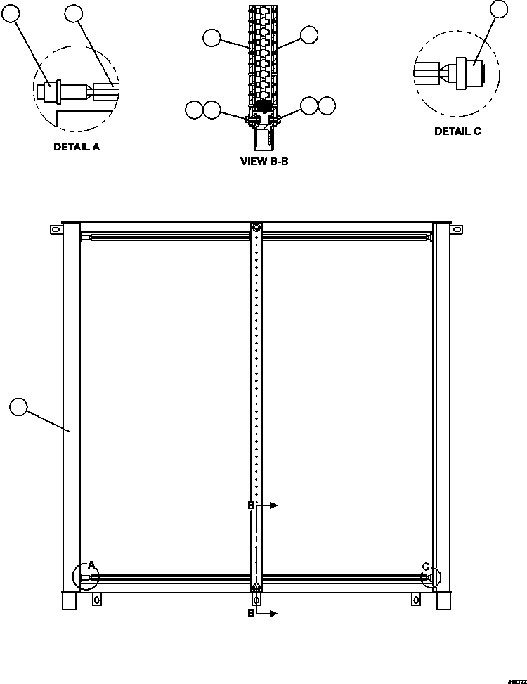 Komatsu parts book diagram for AFE57-FS 830E-1AC S/N A30723 - A30726    ISLA RIESCO: FUEL COOLER