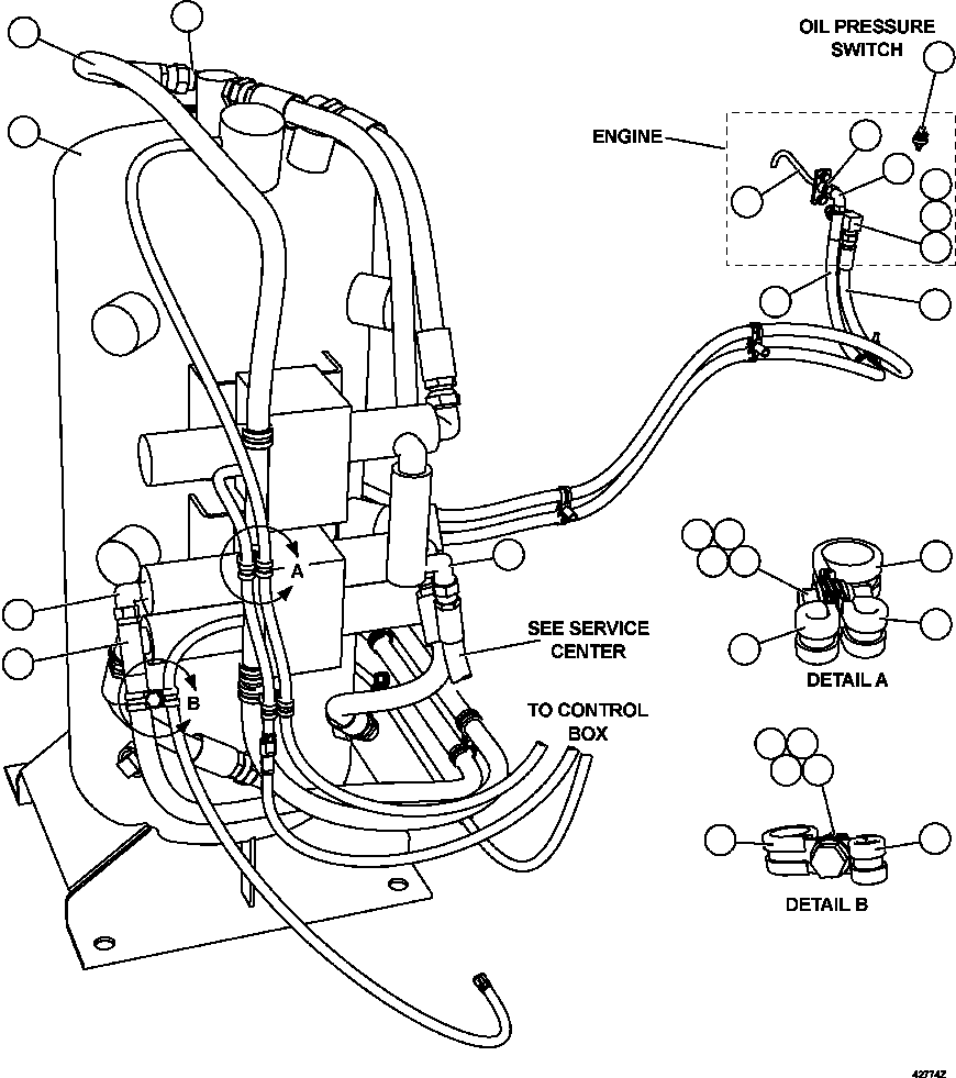 Komatsu parts book diagram for AFE57-FS 830E-1AC S/N A30723 - A30726    ISLA RIESCO: RESERVE SYSTEM    1/2
