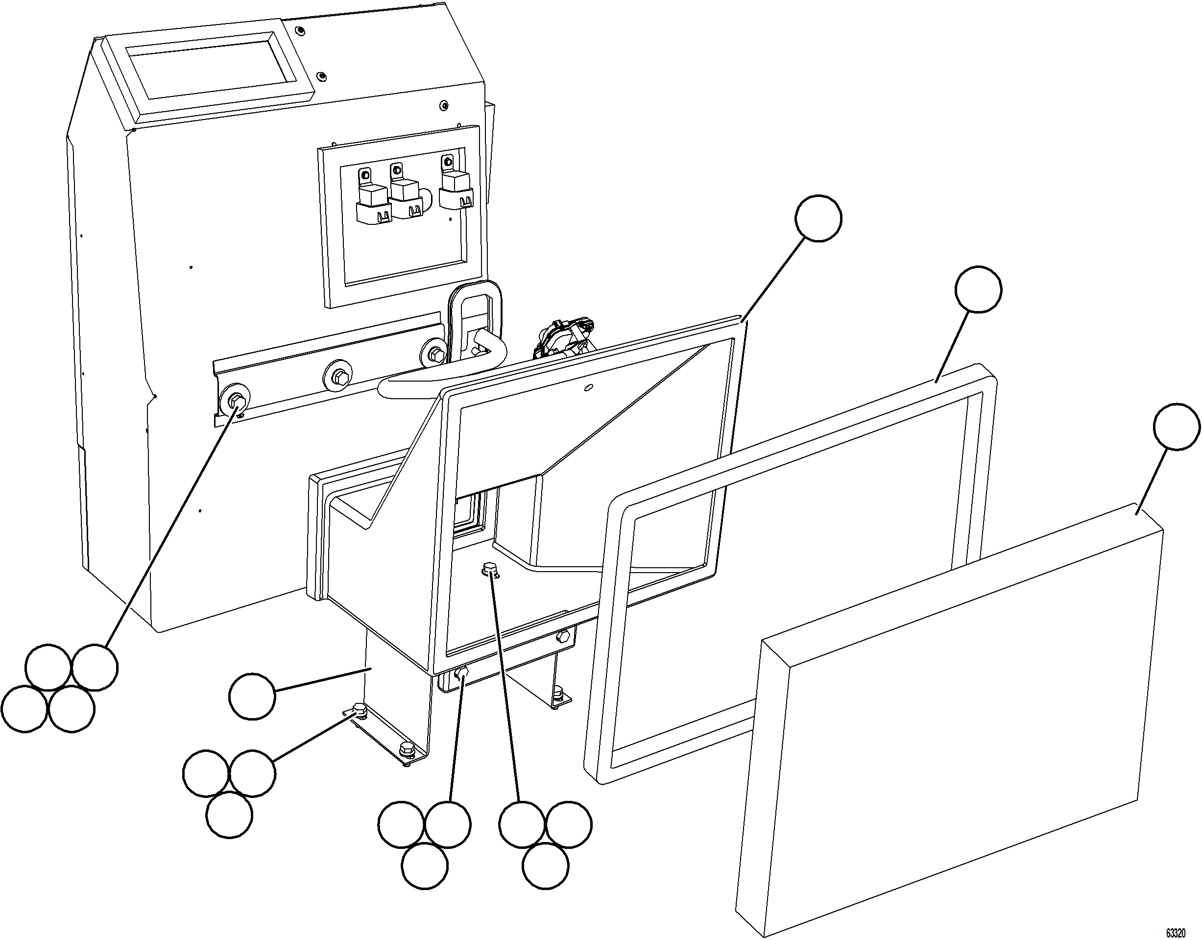 Komatsu parts book diagram for AFE57-KF 830E-1AC S/N A41142  MODERN MACHINERY: HVAC INSTALLATION    1/2