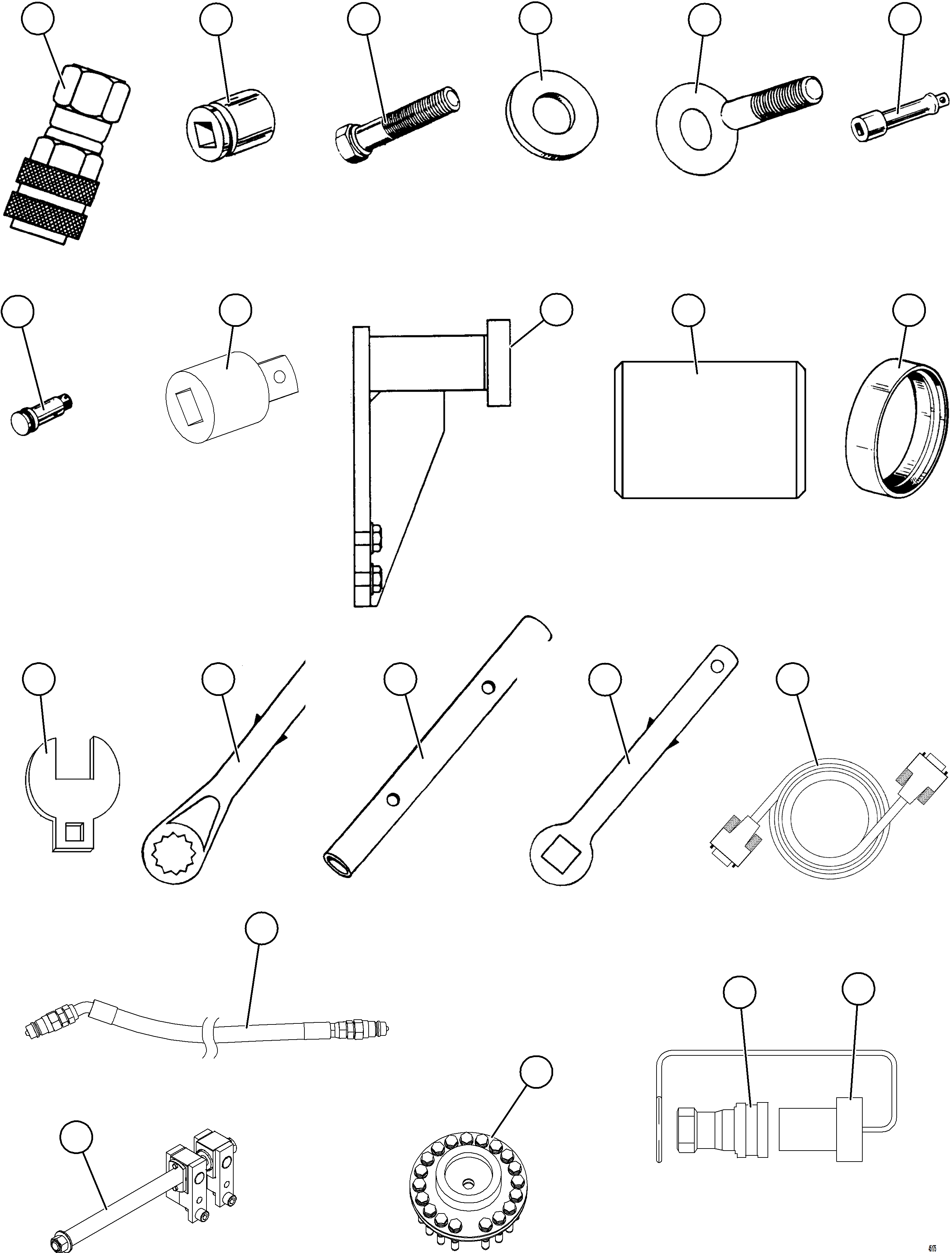 Komatsu parts book diagram for AFE57-KF 830E-1AC S/N A41142  MODERN MACHINERY: TOOL GROUP    1/2