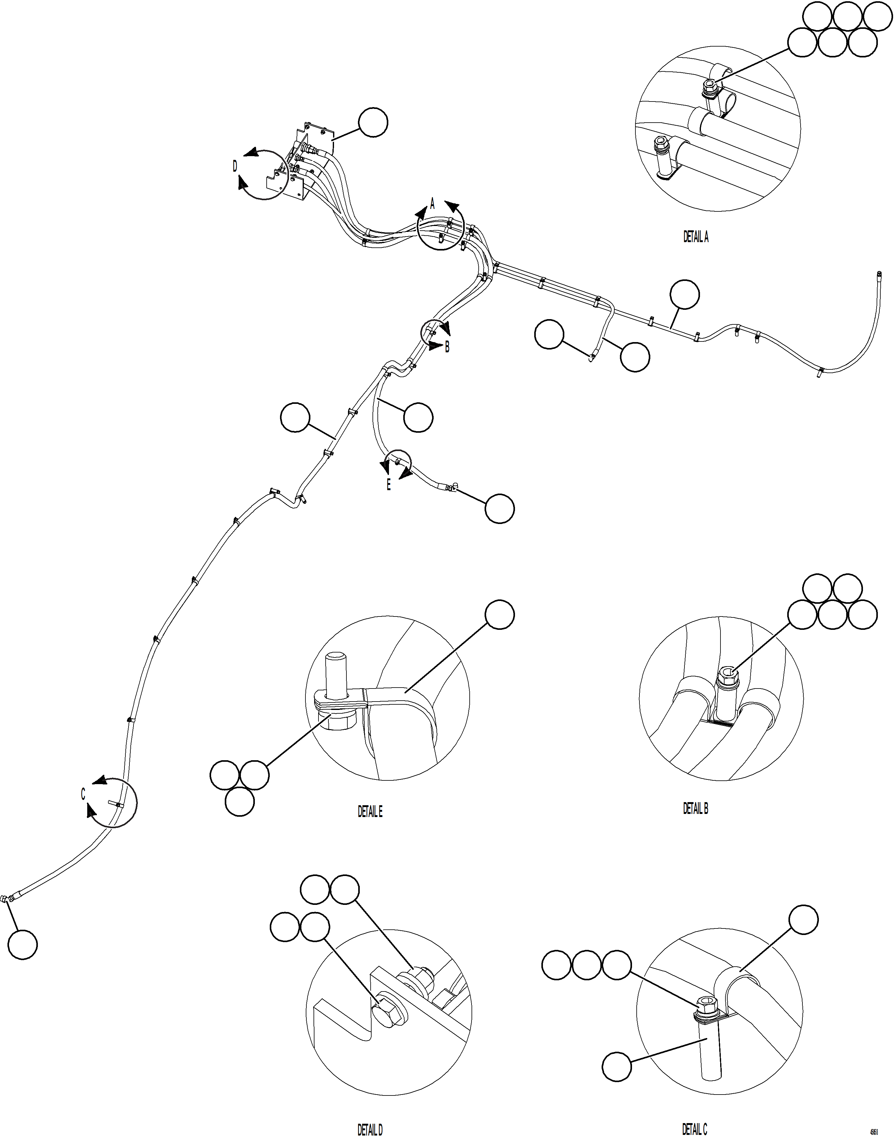 Komatsu parts book diagram for AFE57-KF 830E-1AC S/N A41142  MODERN MACHINERY: SERVICE CENTER - LH