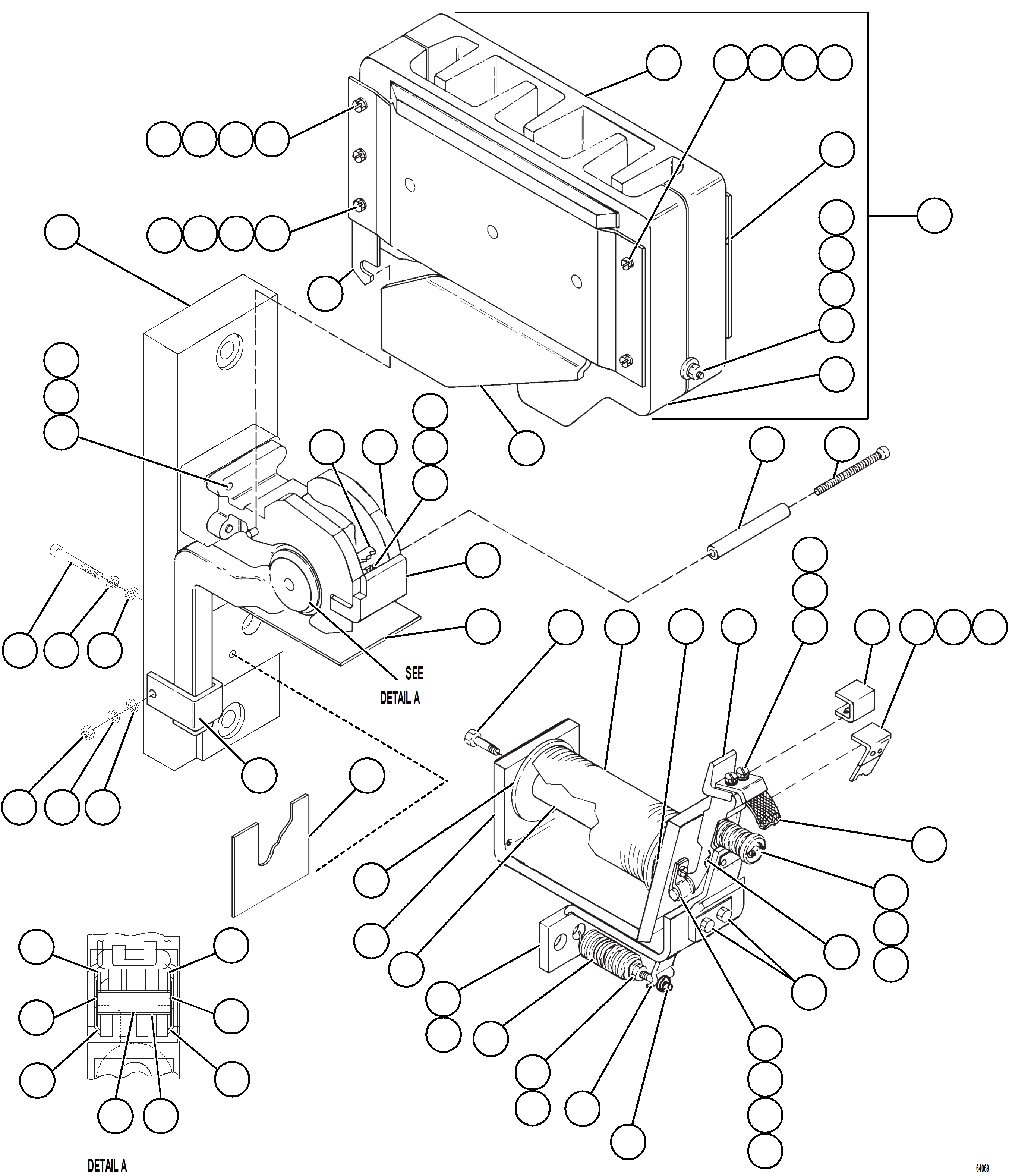 Komatsu parts book diagram for AFE57-KF 830E-1AC S/N A41142  MODERN MACHINERY: CONTACTOR - GF & GFR    VE1317