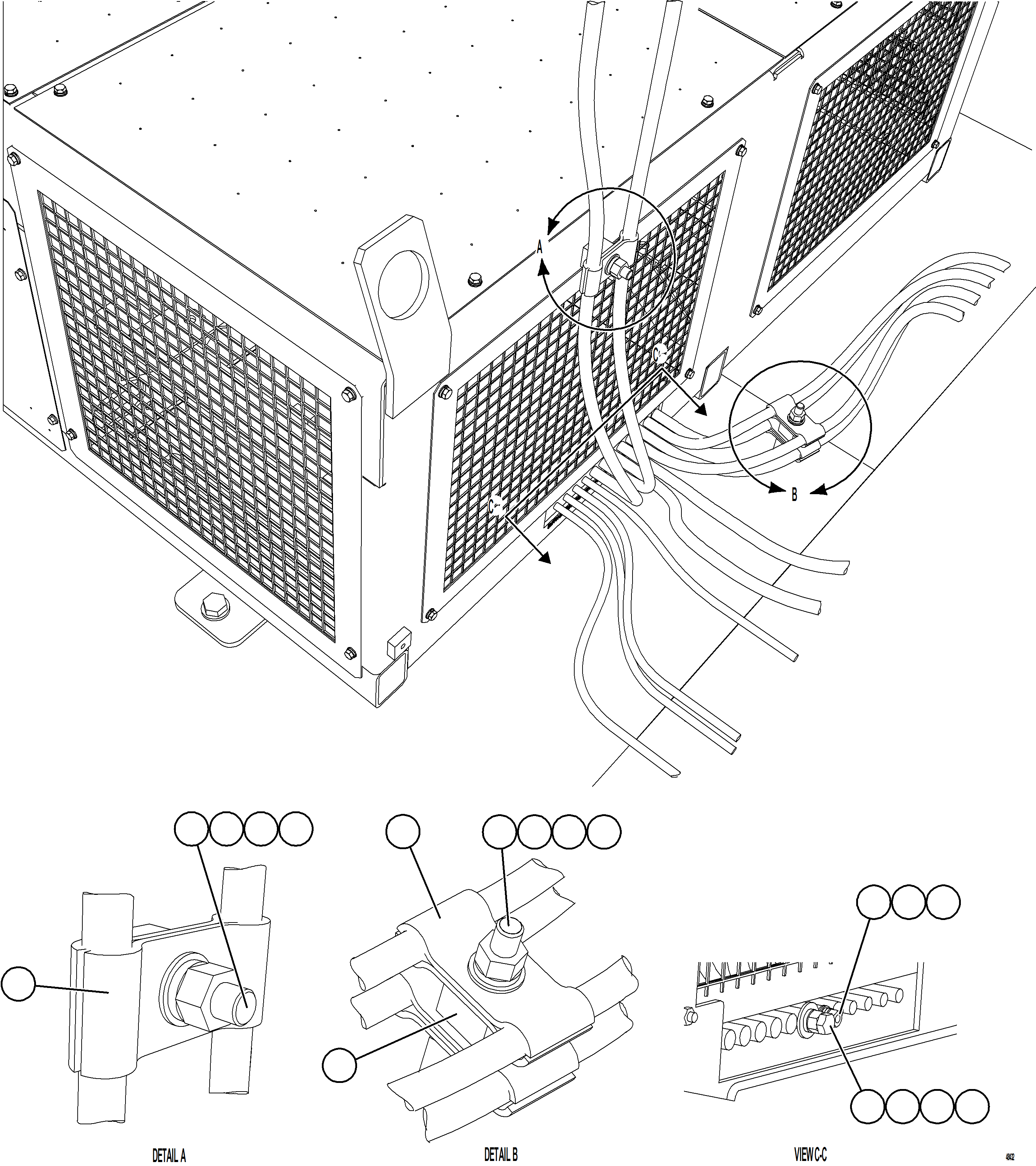 Komatsu parts book diagram for AFE57-KF 830E-1AC S/N A41142  MODERN MACHINERY: RETARDING GRID INSTALLATION    2/2
