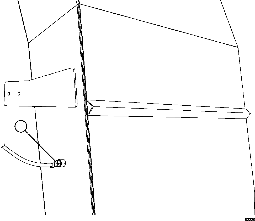 Komatsu parts book diagram for AFE59-FJ 930E-4 S/N A31661, A31664 - A31665, A31677 - A31679, A31698, A31700, A31704, A31718, A31720 & A31724  CASSERONES: ALTERNATOR BLOWER INLET DUCT TEMPERATURE SENSOR