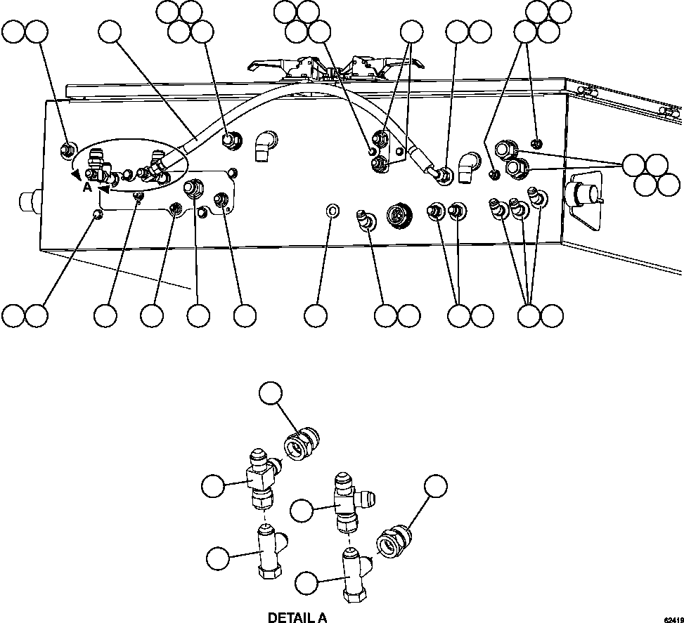 Komatsu parts book diagram for AFE59-FJ 930E-4 S/N A31661, A31664 - A31665, A31677 - A31679, A31698, A31700, A31704, A31718, A31720 & A31724  CASSERONES: HYDRAULIC BRAKE CABINET   2/2