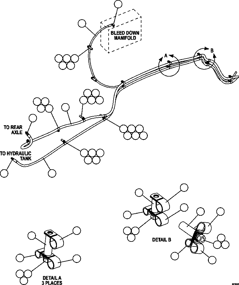Komatsu parts book diagram for AFE59-FJ 930E-4 S/N A31661, A31664 - A31665, A31677 - A31679, A31698, A31700, A31704, A31718, A31720 & A31724  CASSERONES: AUTOMATIC LUBRICATION SYSTEM  4/4
