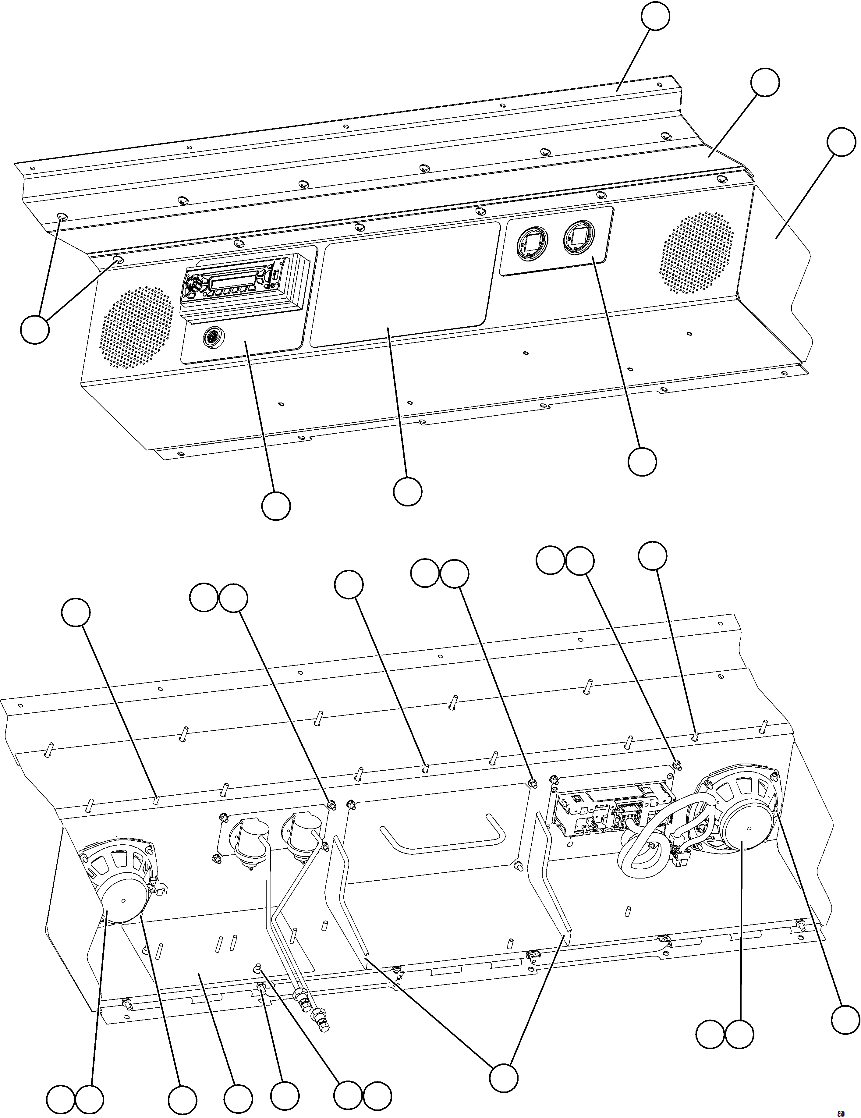 Dump Trucks Komatsu / AFE NEW / AFE59-HV 930E-4 S/N GAE2285 - UP  TECK - GLIDER KIT(afe59-hv) / OVERHEAD DASH MODULE(G-048 : 48540)
