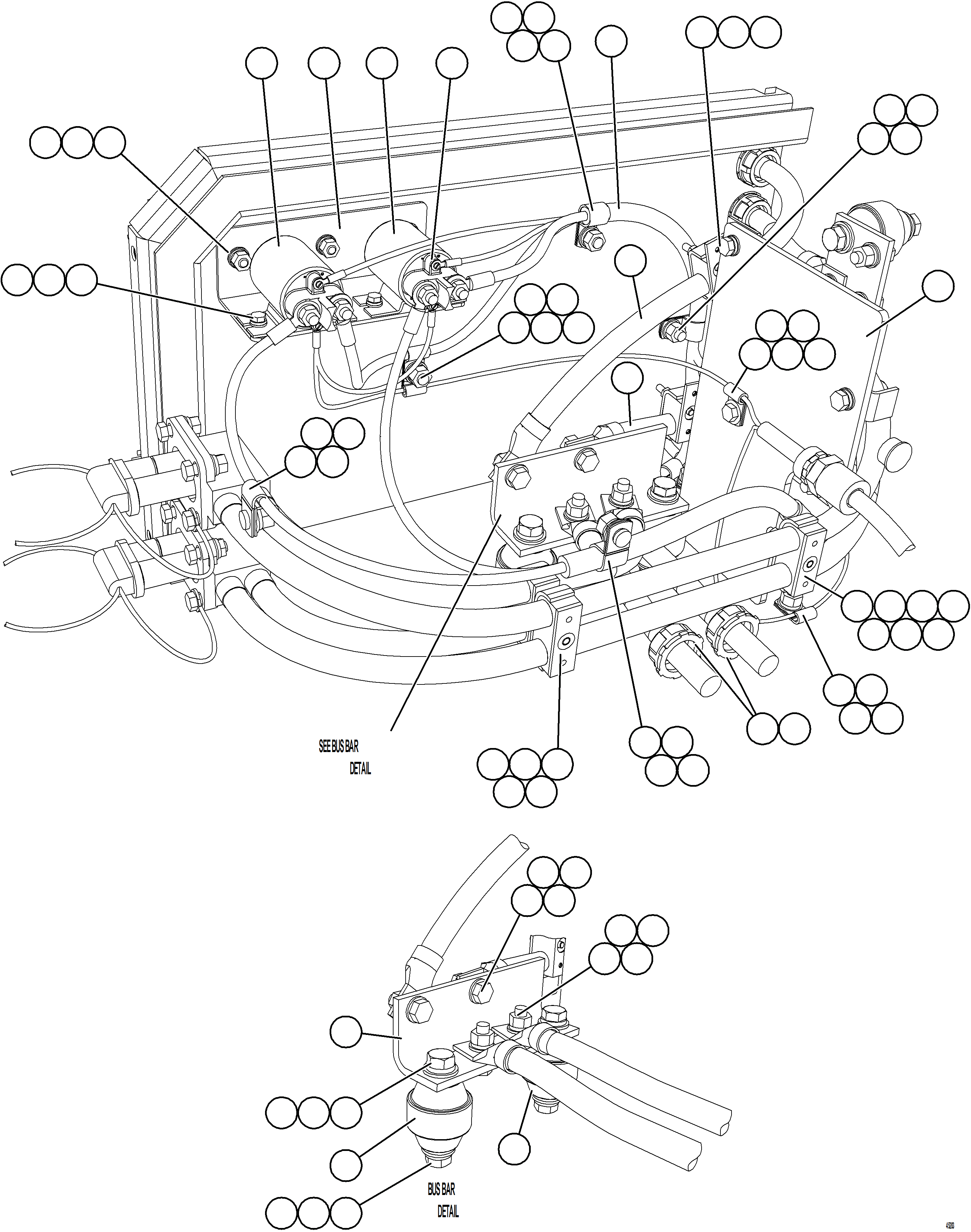 Komatsu parts book diagram for AFE69-P 730E-8 S/N A40063  BUENAVISTA: BATTERY BOX    5/6