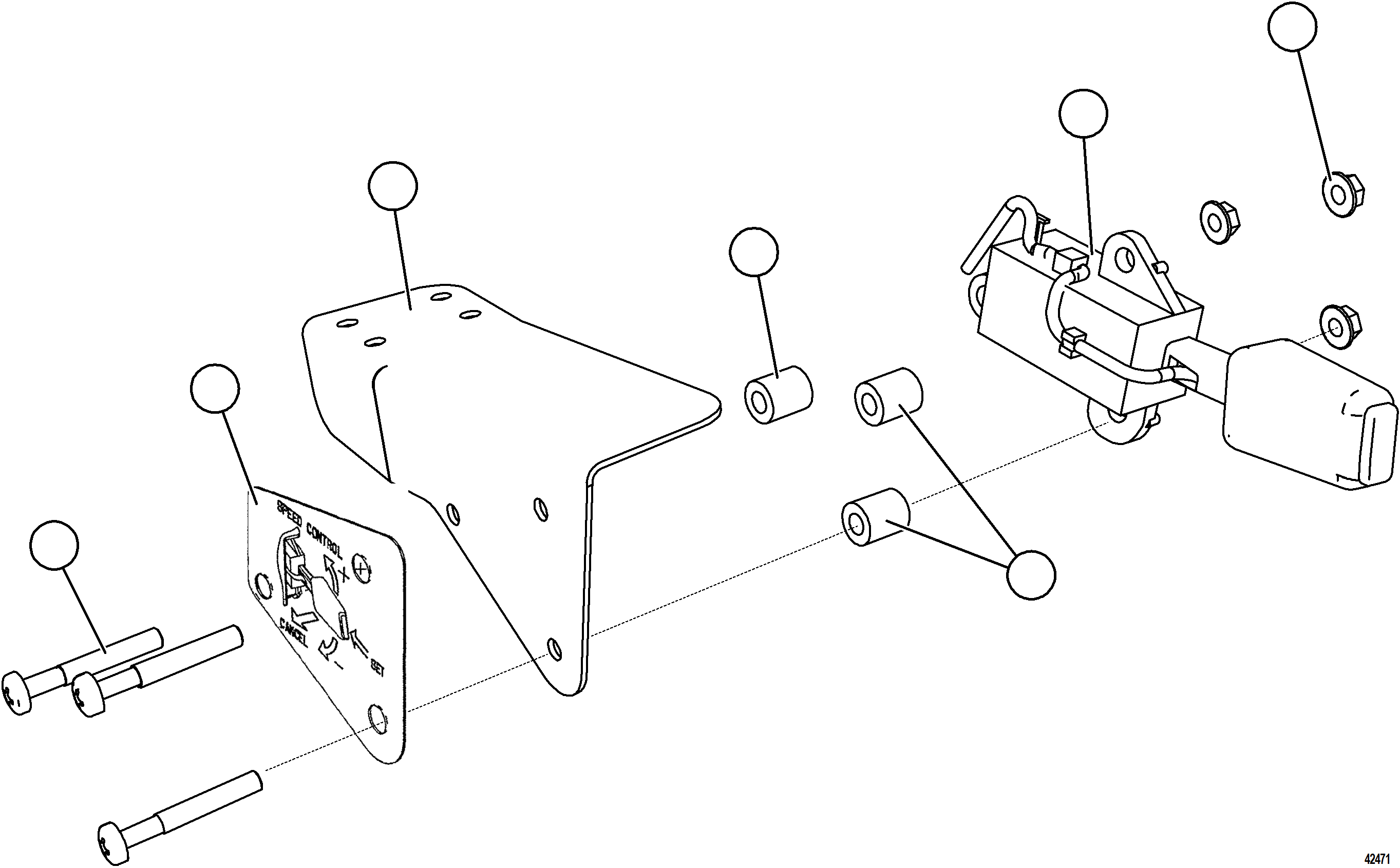 Komatsu parts book diagram for AFE69-Q 730E-8 S/N A40064, A40067  ASSMANG: ARSC SWITCH    EM7647