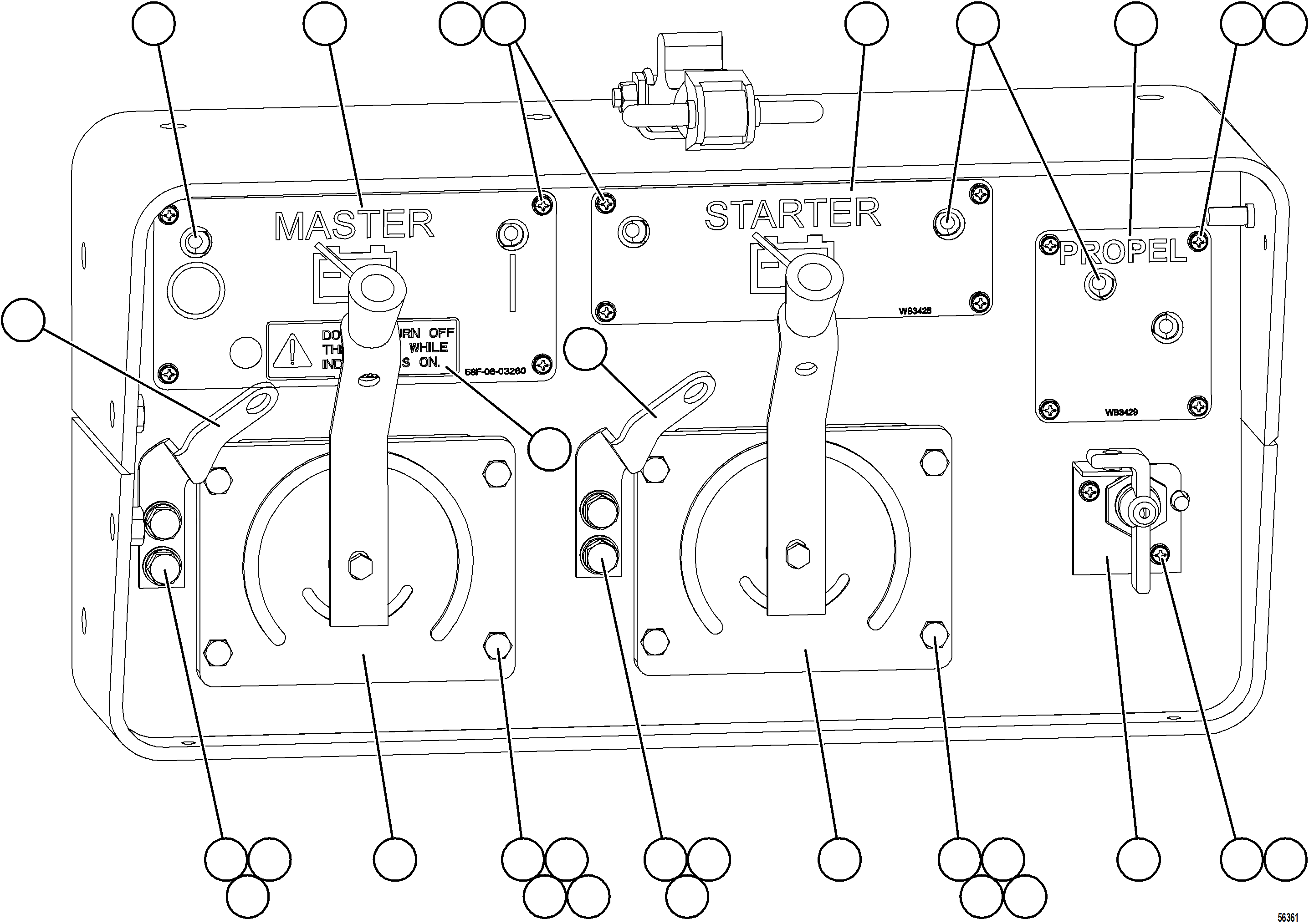 Komatsu parts book diagram for AFE73-T 980E-4 S/N A40160 - A40162  BUENAVISTA: ISOLATION BOX    1/3    58F-06-40111