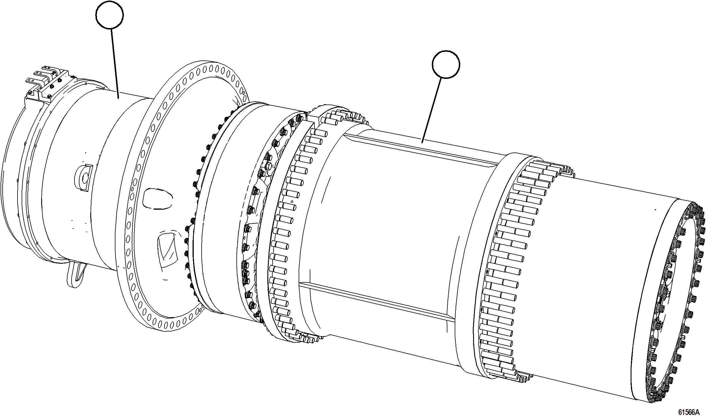 Komatsu parts book diagram for AFE73-V 980E-4 S/N A40166 - A40172  BUENAVISTA: WHEEL MOTOR & TRANSMISSION ASSEMBLY   58B-30-00041