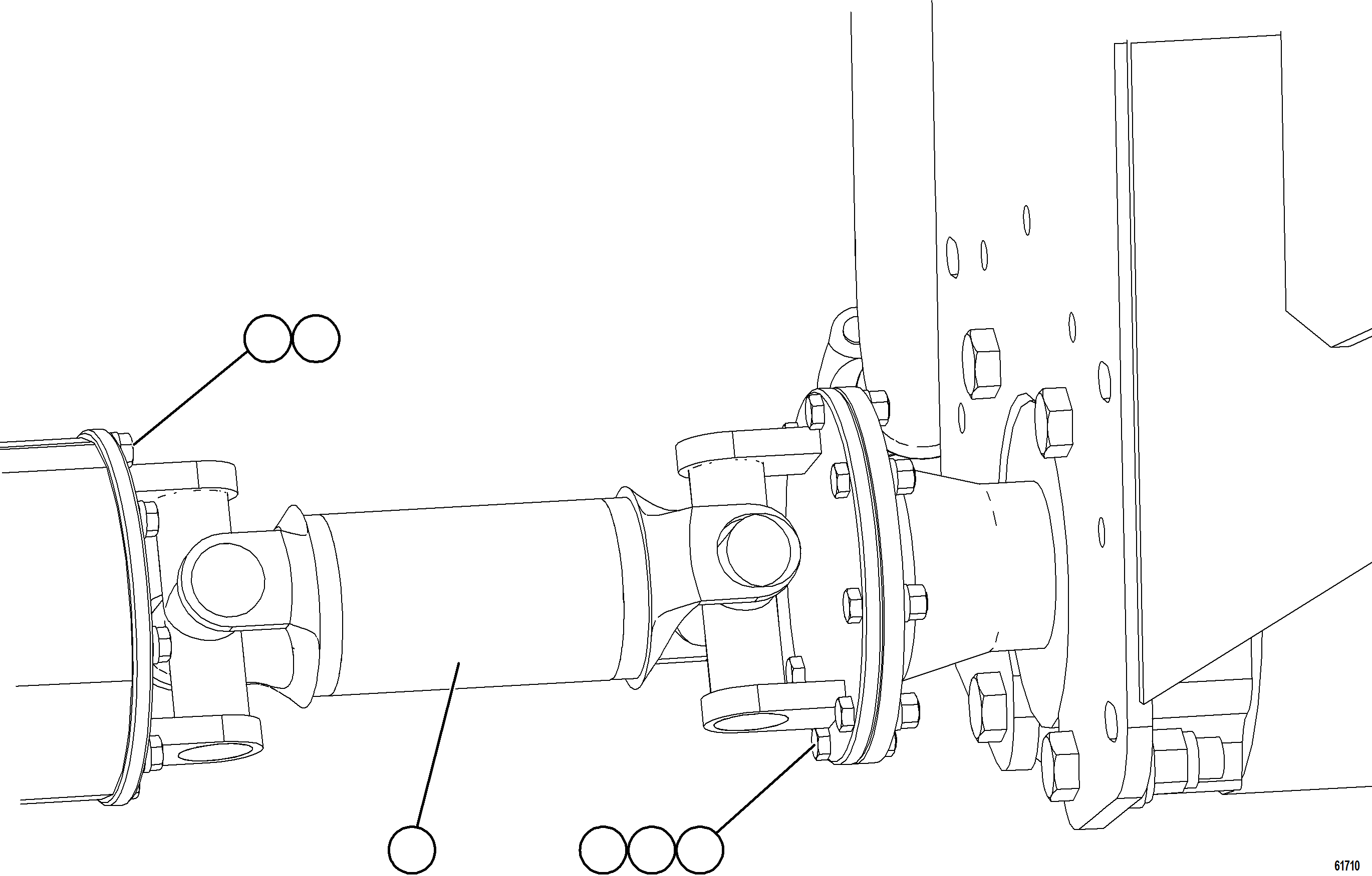 Dump Trucks Komatsu / AFE NEW / AFE73-X 980E-4 S/N A40178 - A40180  BUENAVISTA(afe73-x) / DRIVESHAFT INSTALLATION(462 : 61710)
