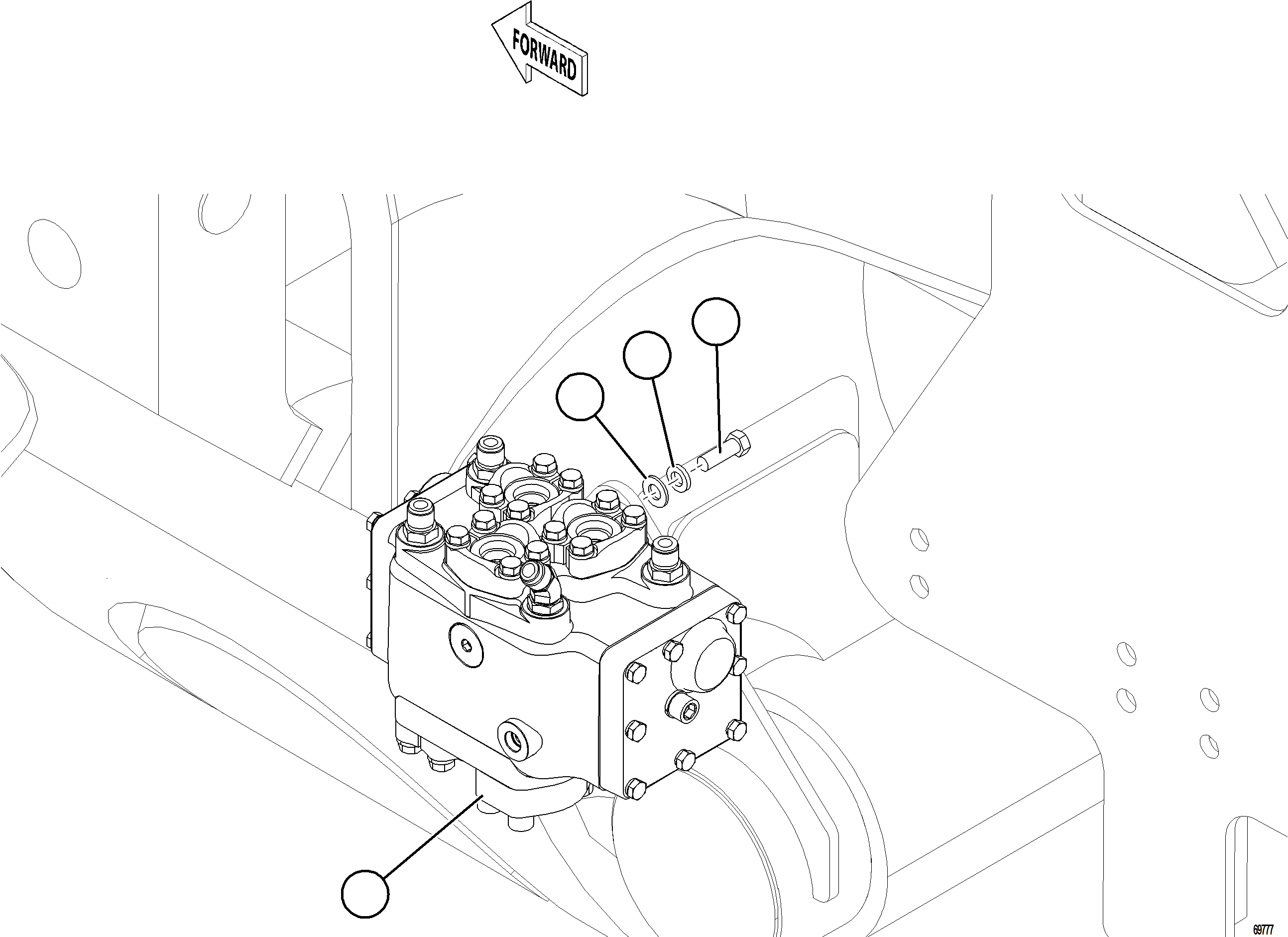 Komatsu parts book diagram for AFE75-AM 980E-5 S/N A50142 - A50143  SPENCE: FLOW AMPLIFIER INSTALLATION