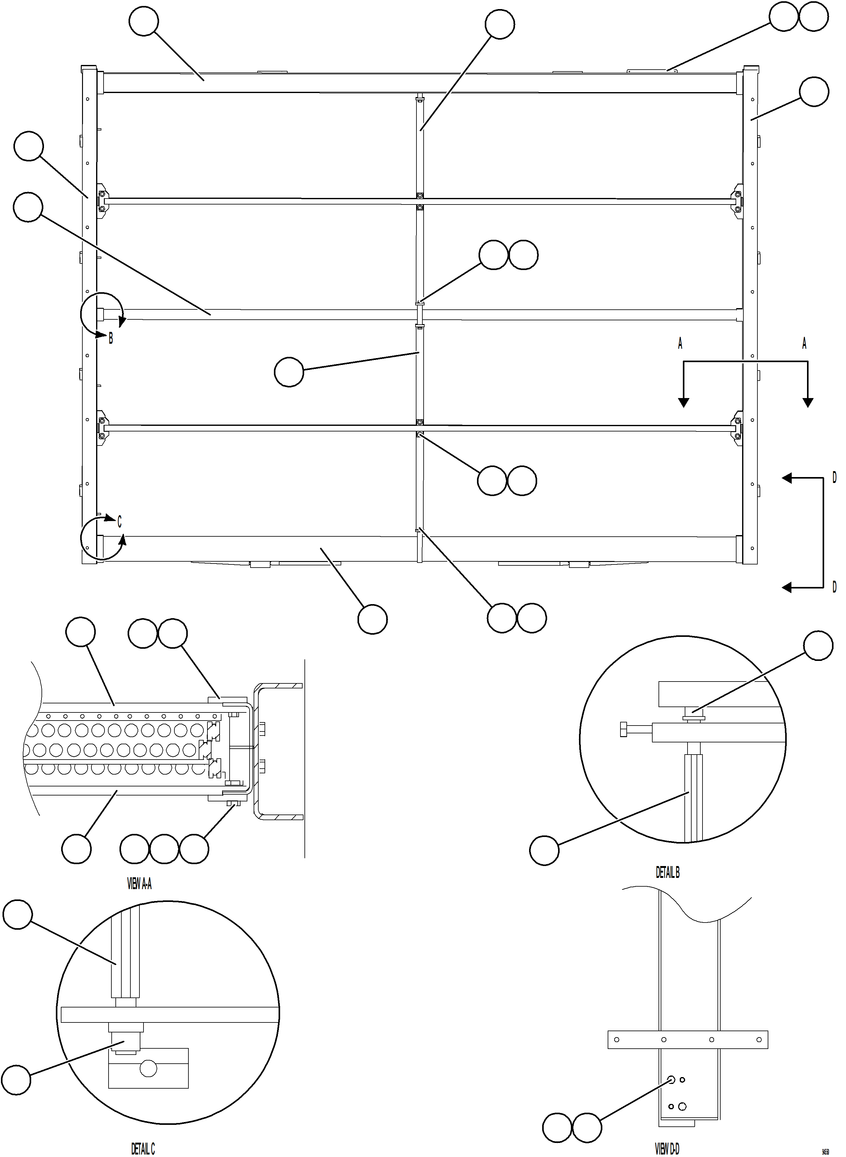 Komatsu parts book diagram for AFE75-BC 980E-5 S/N A50221  KCH: LOW TEMPERATURE CORE