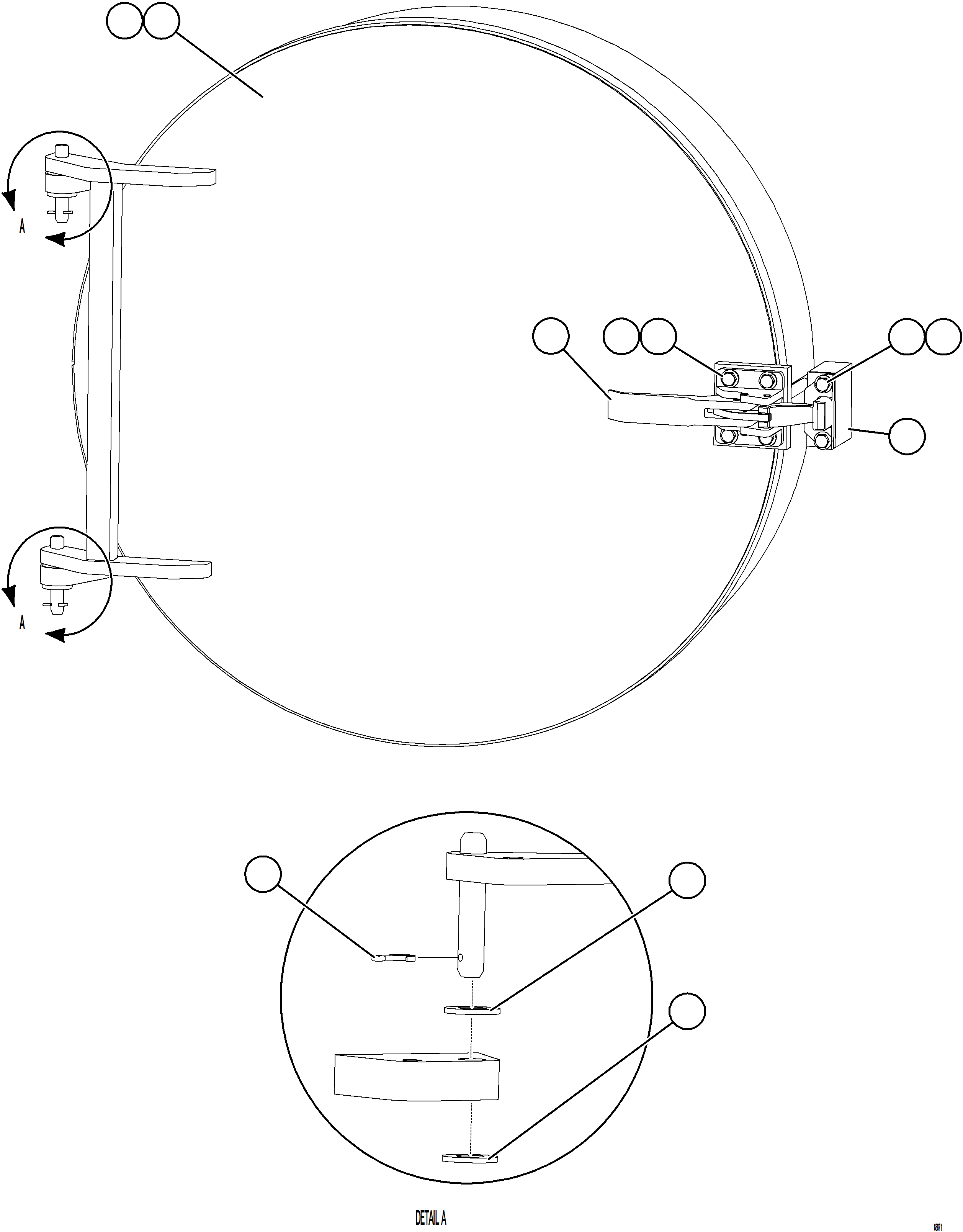 Komatsu parts book diagram for AFE75-BC 980E-5 S/N A50221  KCH: REAR AXLE HOUSING HATCH