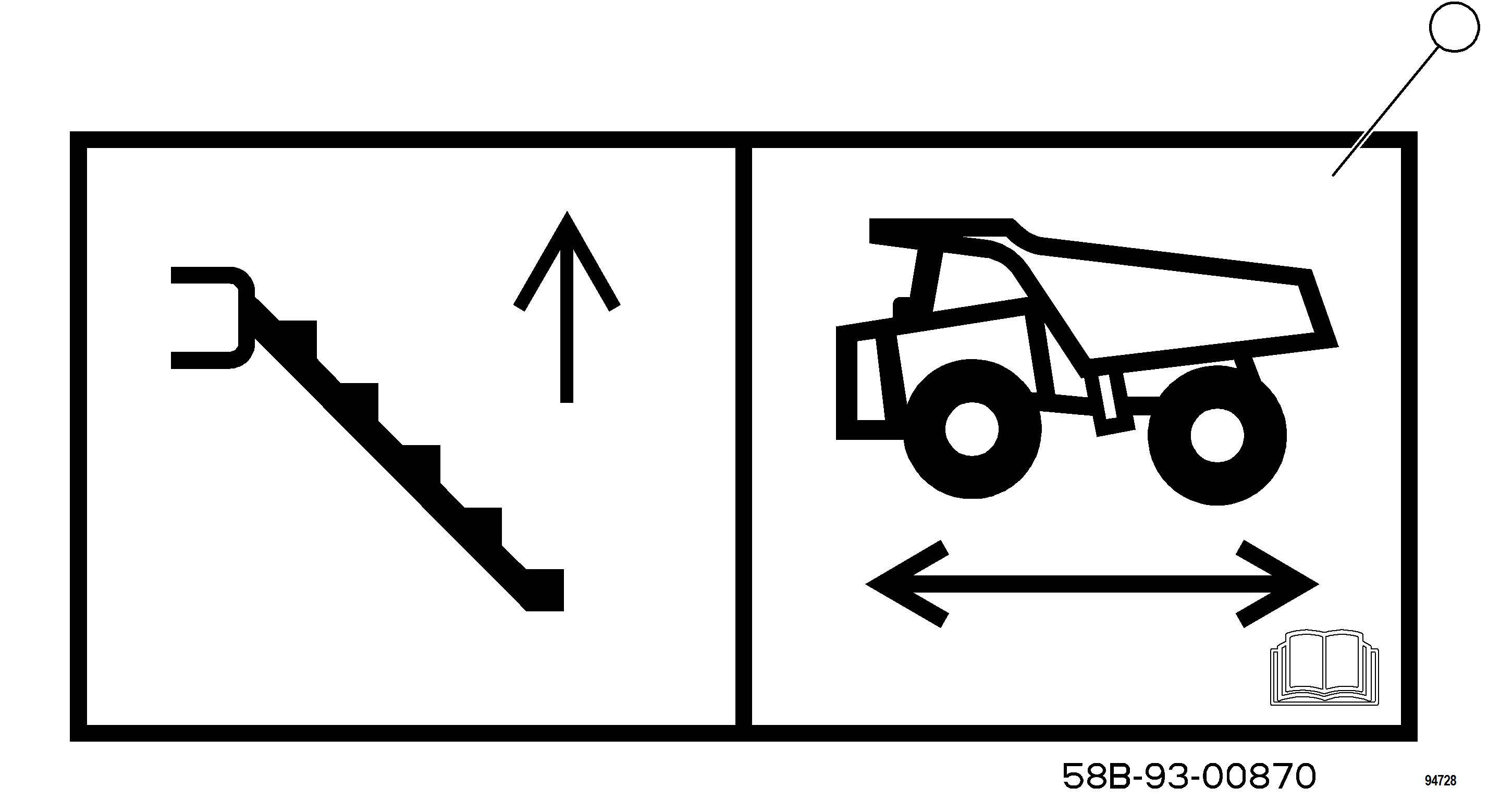 Komatsu parts book diagram for AFE75-BK 980E-5 S/N A50255 - A50256,A50257,A50260 - A50269,A50271 - A50273  KNA: SAFETY LABELS    5/5