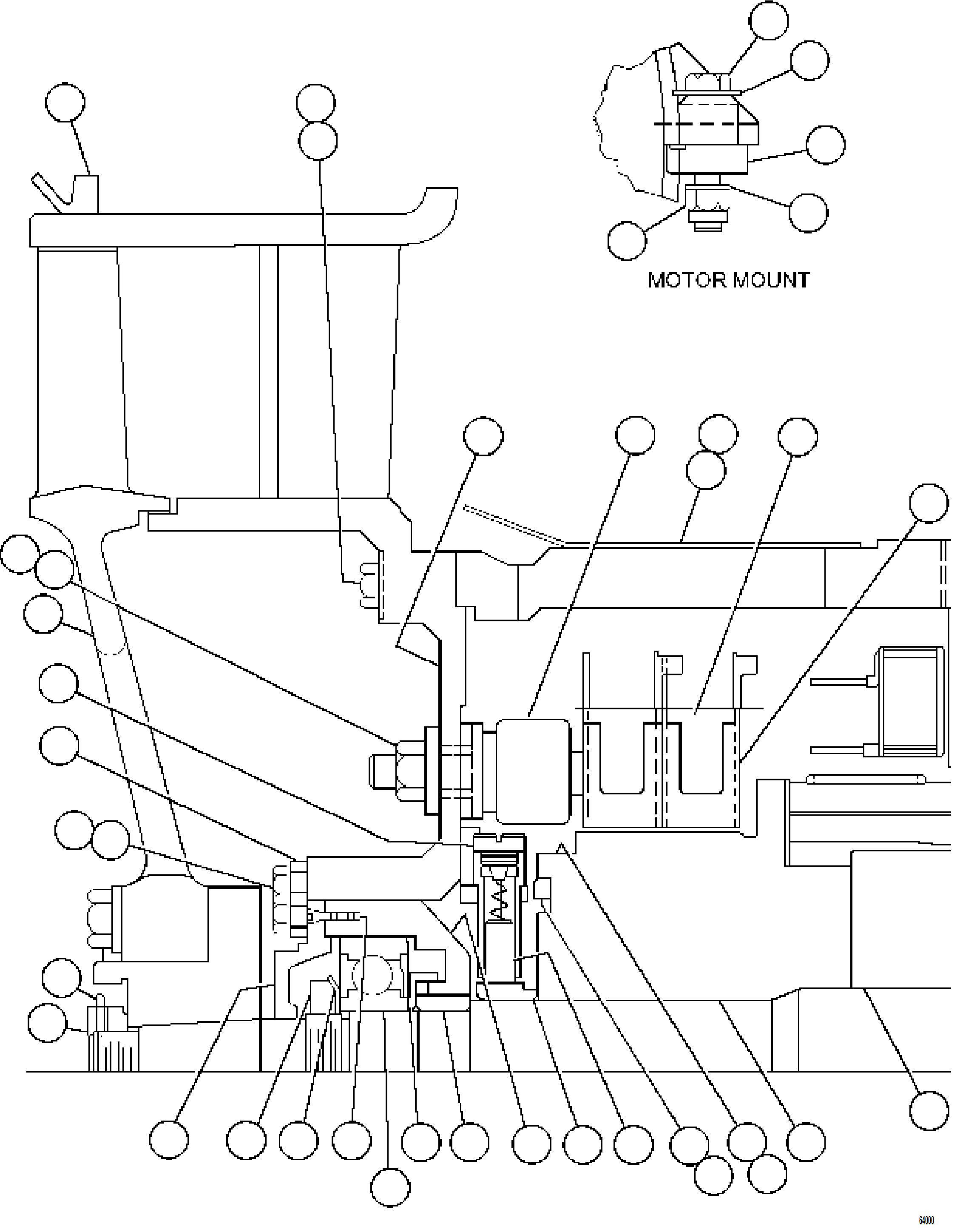 Komatsu parts book diagram for AFE75-V 980E-5 S/N A50069 - A50070  ANTAPACCAY: GRID BLOWER MOTOR    3/4    XA4146