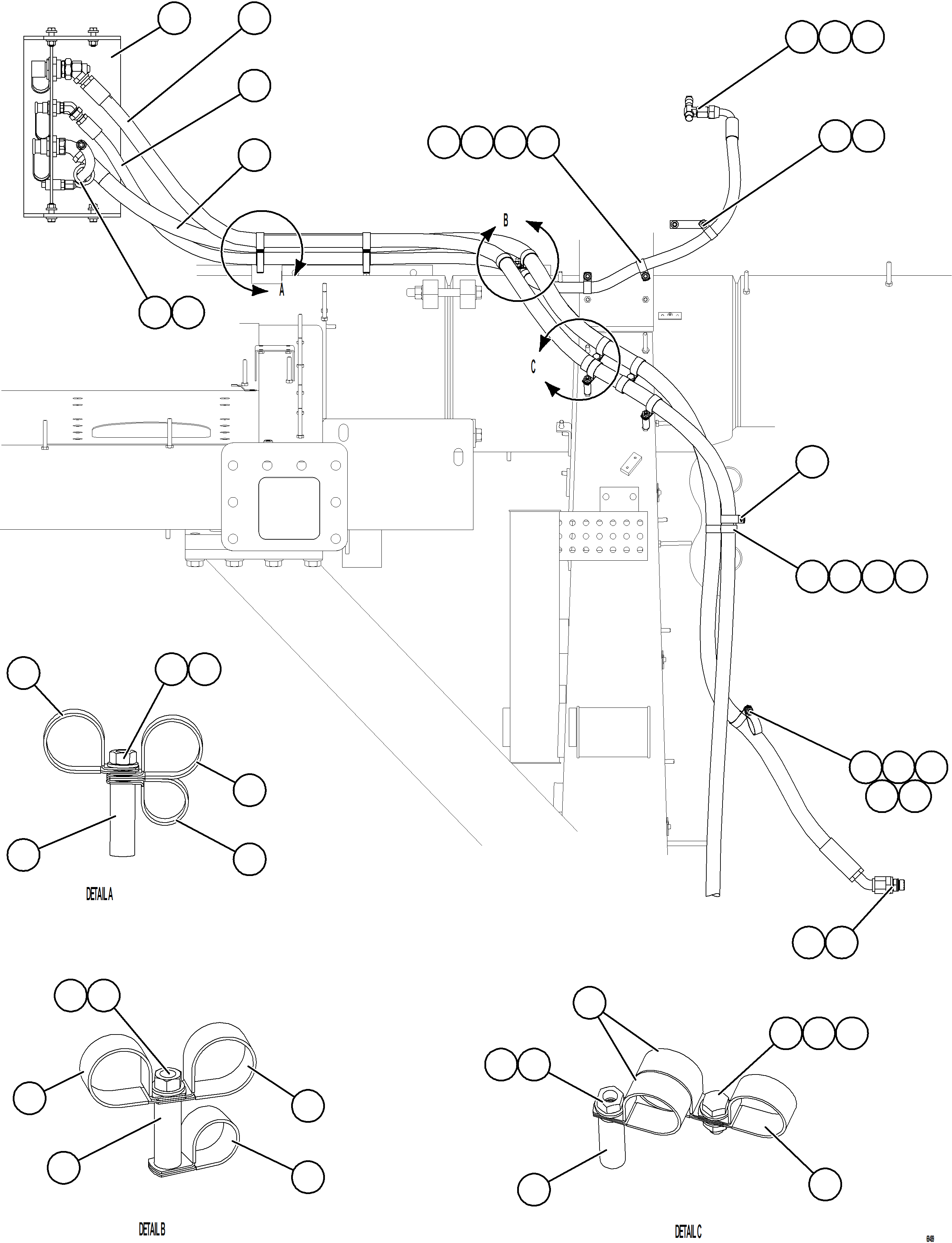Komatsu parts book diagram for AFE75-W 980E-5 S/N A50071 - A50079  ESPERANZA SUR: REMOTE SERVICE CENTER    2/3
