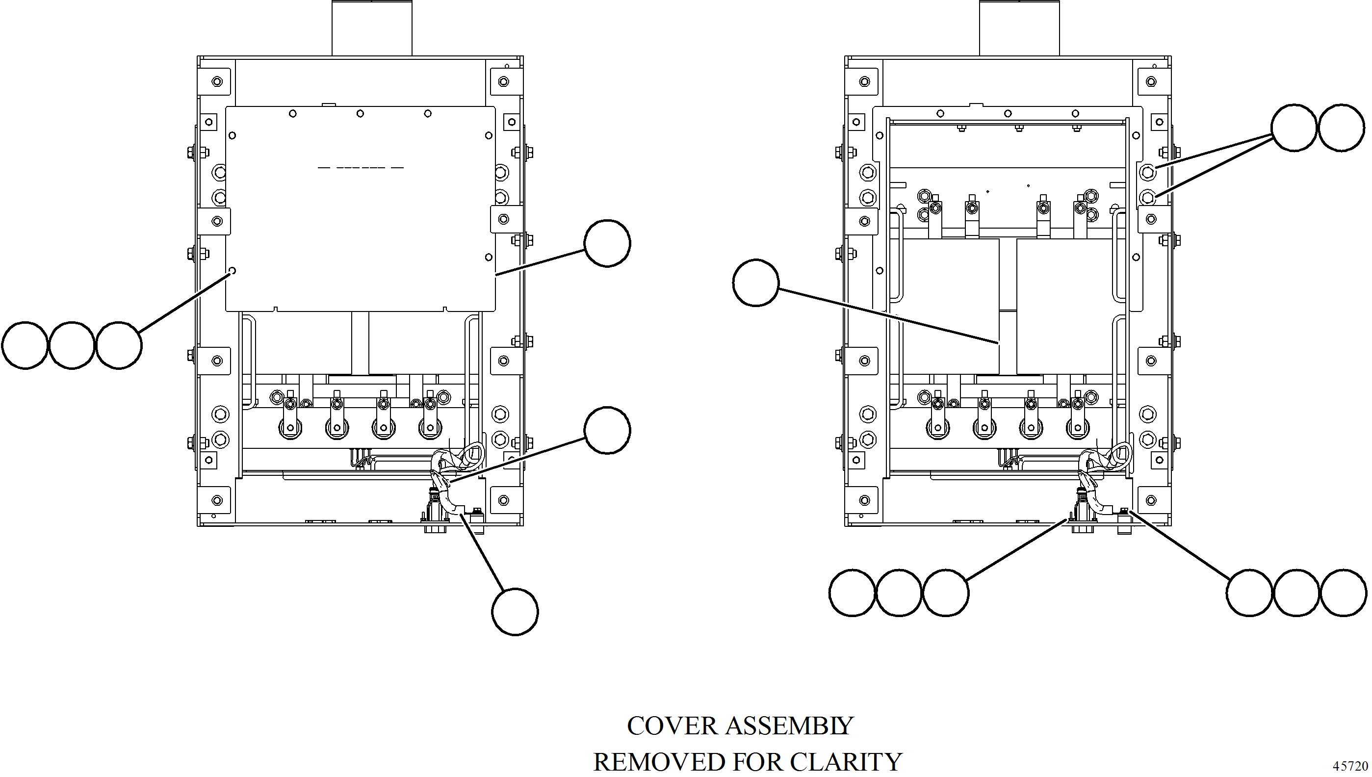 Komatsu parts book diagram for AFE77-AT 830E-5 S/N A50114  GOONYELLA: TRANSFORMER    2/2    58E-06-11011