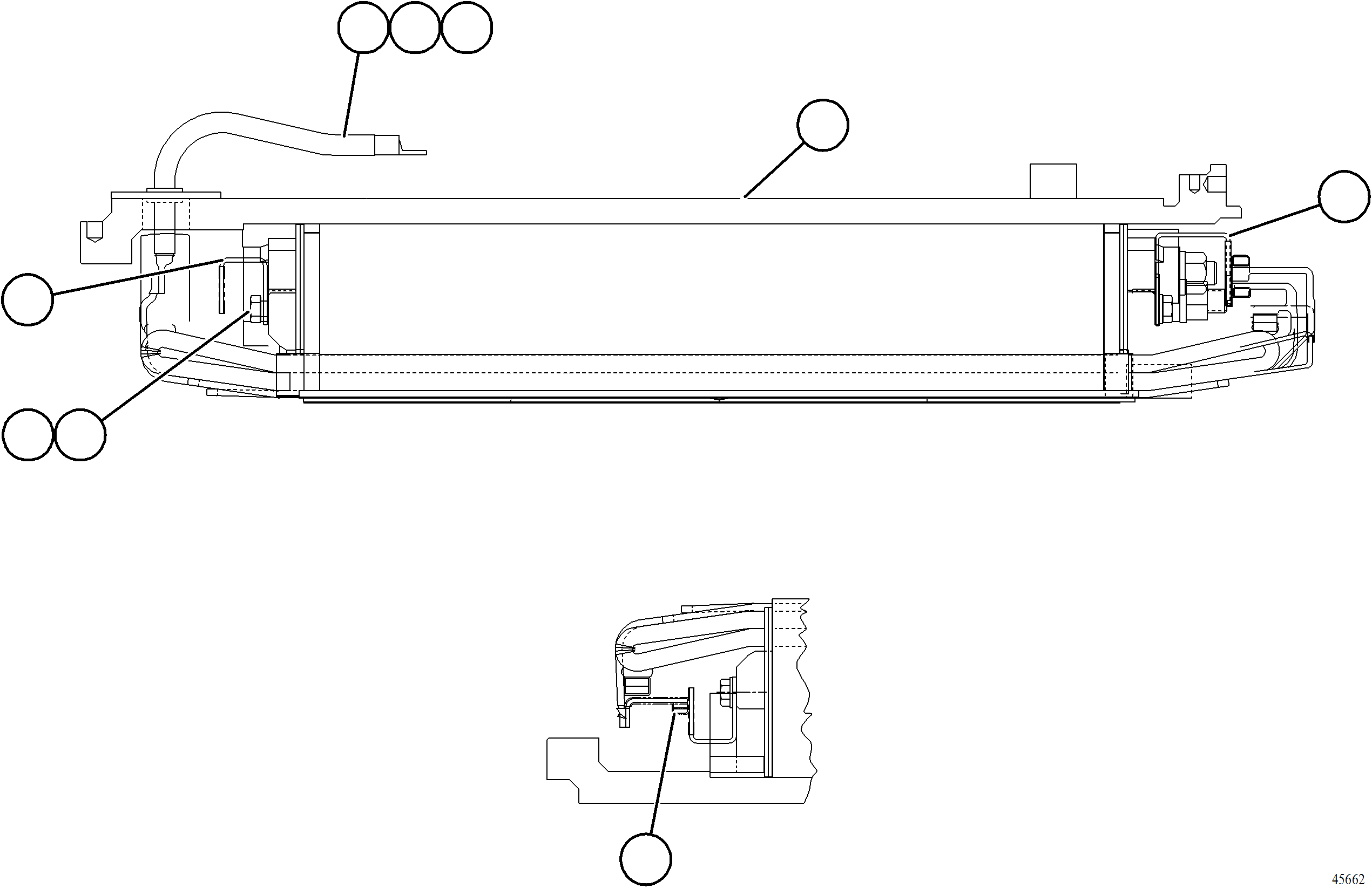 Komatsu parts book diagram for AFE77-AT 830E-5 S/N A50114  GOONYELLA: ALTERNATOR STATOR ASSEMBLY    58F-43-03160
