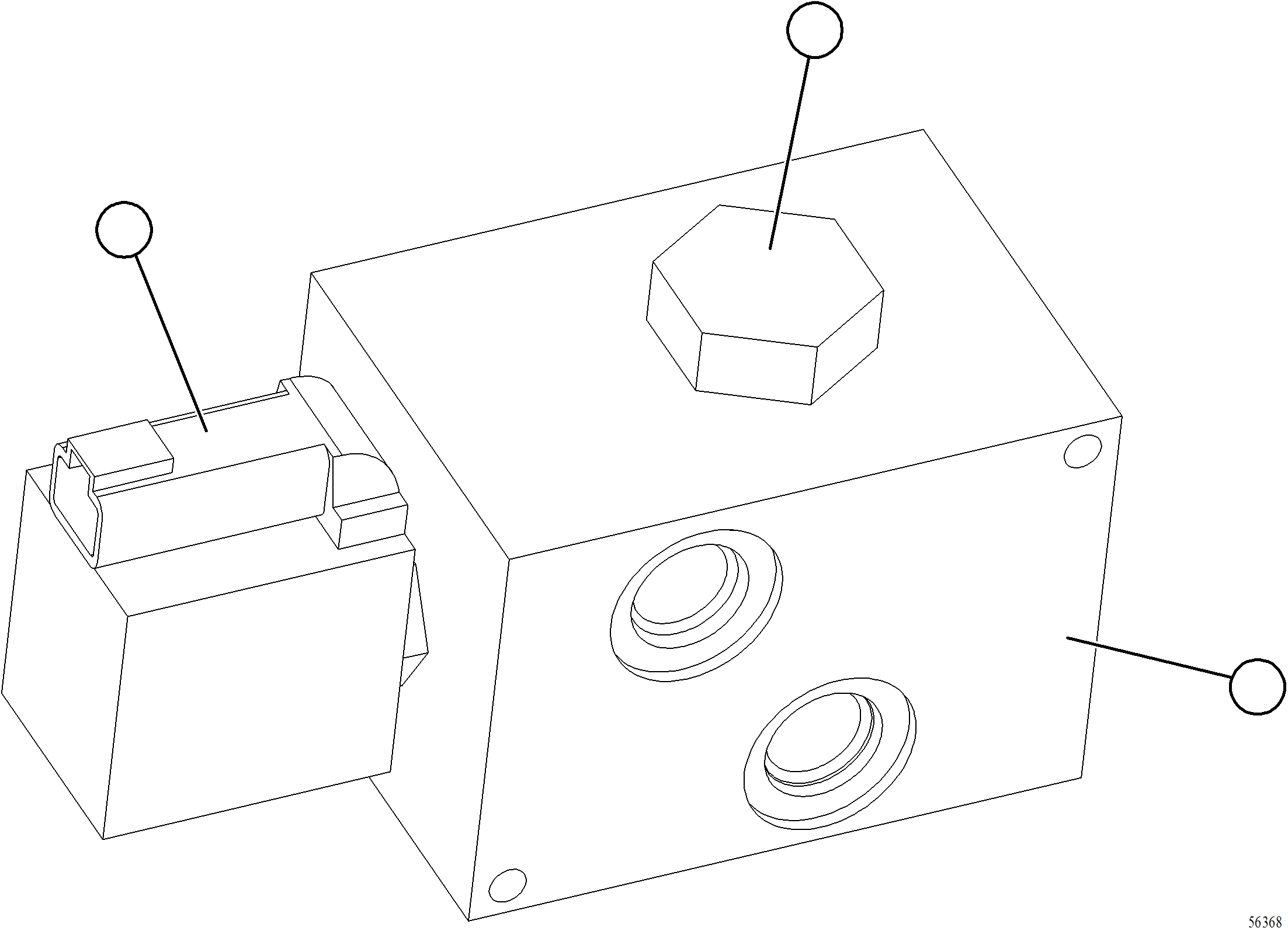 Komatsu parts book diagram for AFE77-AT 830E-5 S/N A50114  GOONYELLA: HOIST PILOT MANIFOLD    58D-60-80000