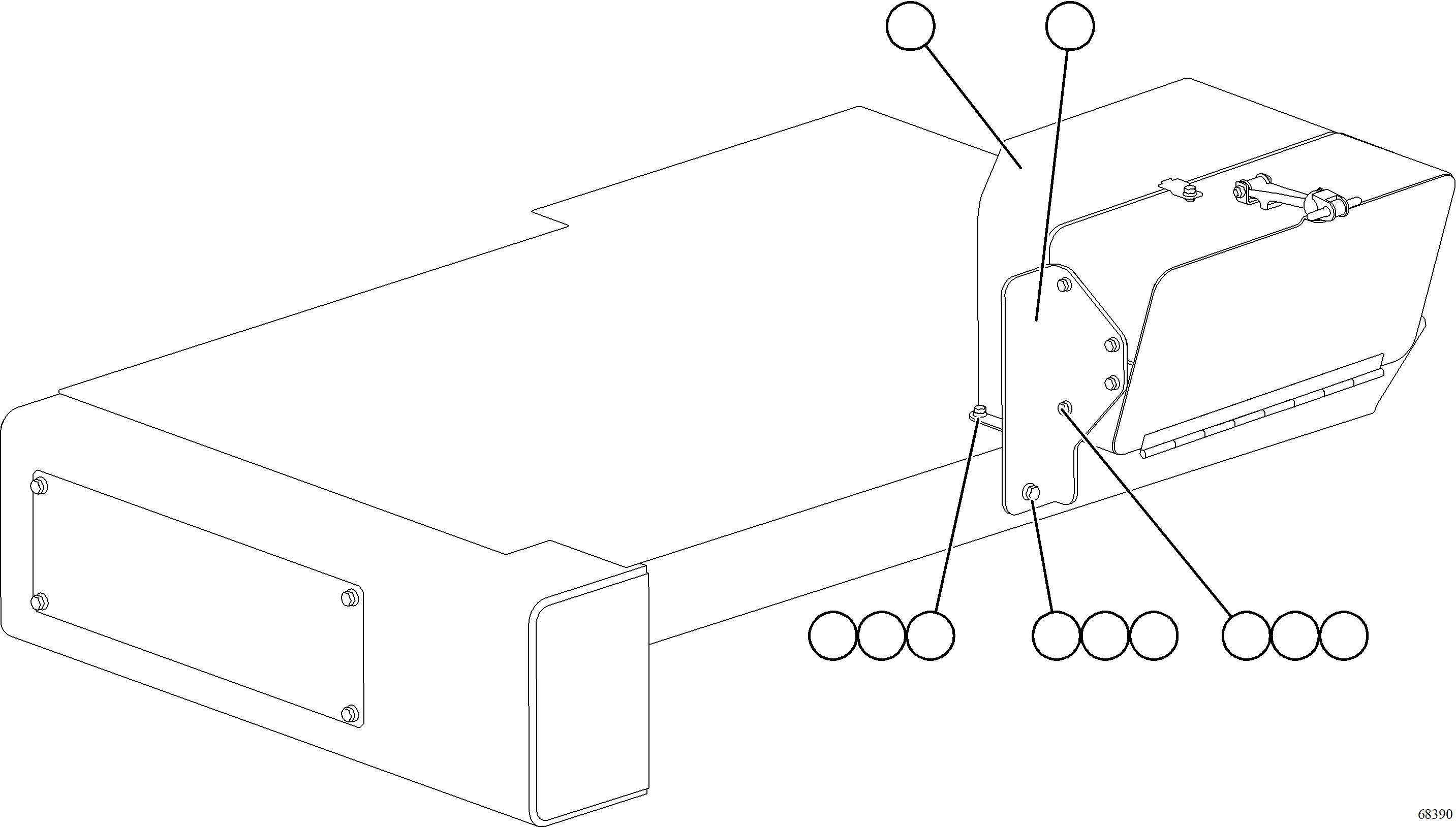 Komatsu parts book diagram for AFE77-AT 830E-5 S/N A50114  GOONYELLA: ISOLATION BOX WIRING COVERS