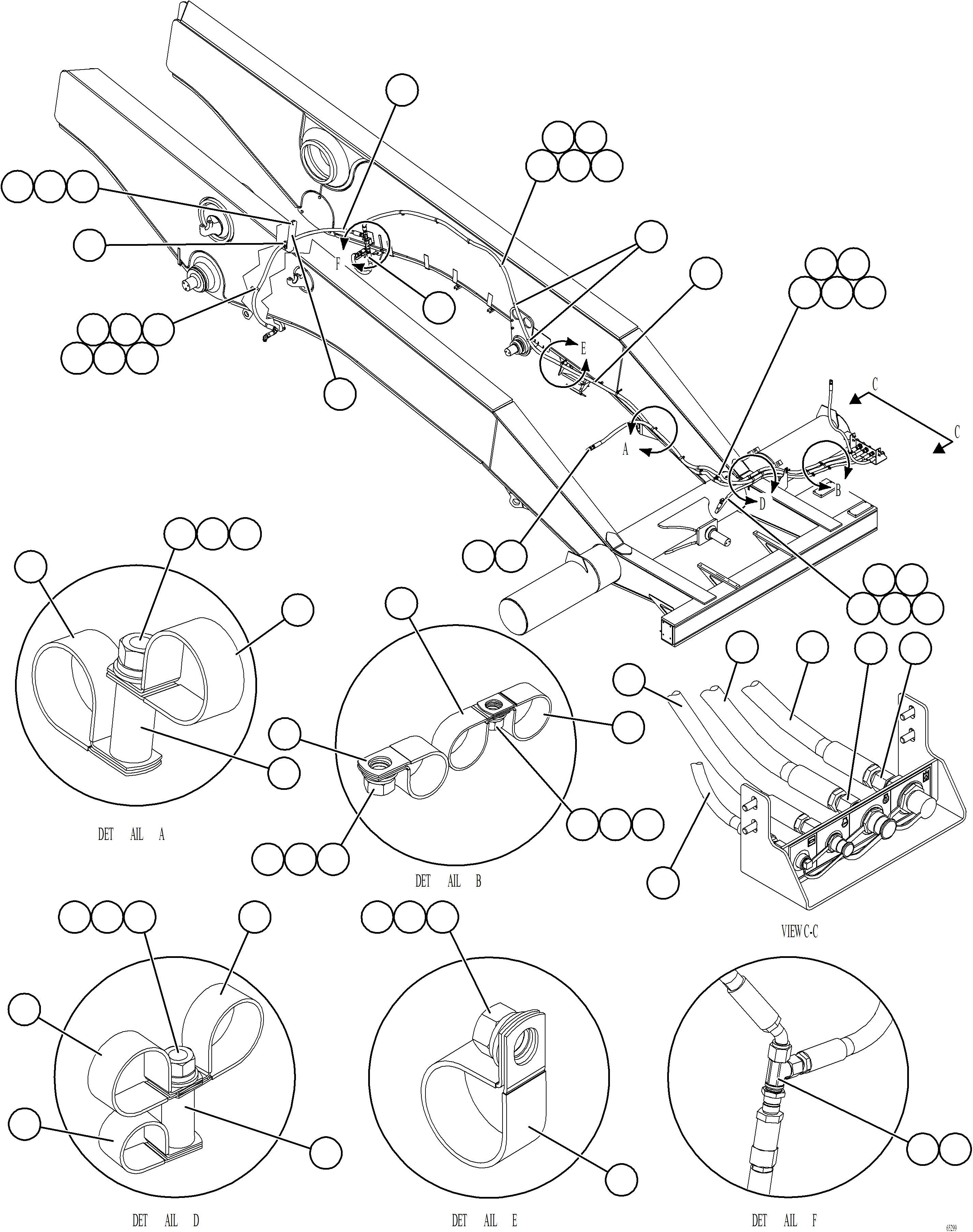Komatsu parts book diagram for AFE77-AT 830E-5 S/N A50114  GOONYELLA: REMOTE SERVICE CENTER    1/3