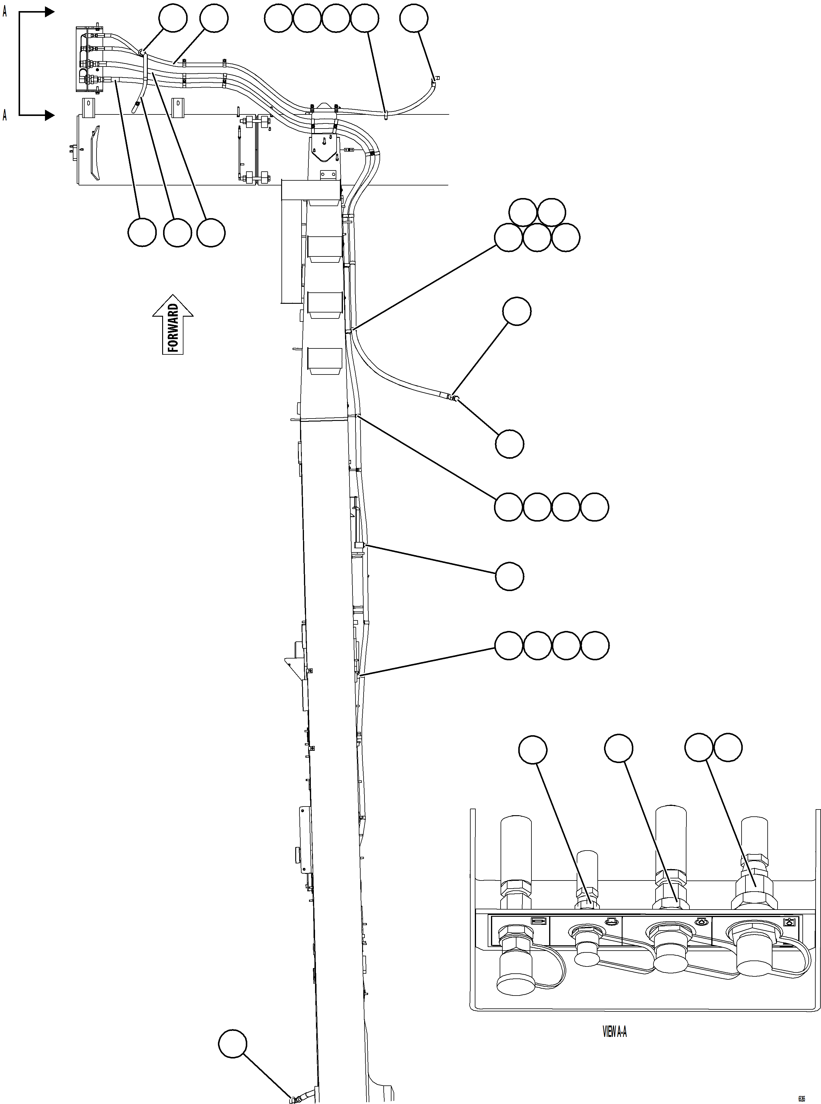 Komatsu parts book diagram for AFE77-BL 830E-5 S/N A50167 - A50168  CONUMA COAL: REMOTE SERVICE CENTER    1/2