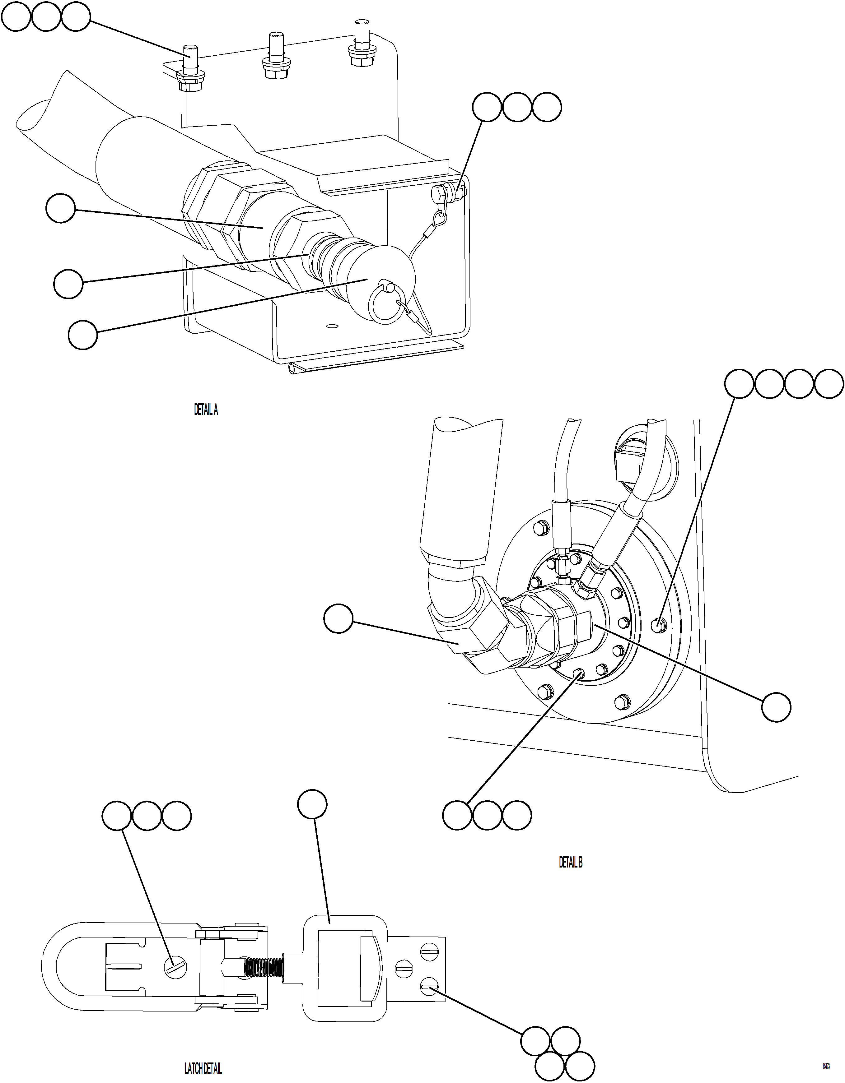 Dump Trucks Komatsu / AFE NEW / AFE77-BQ 830E-5 S/N A50198 - A50199, A50203 - A50204  KAL / STOCK(afe77-bq) / FUEL TANK REMOTE FILL - LH    2/2(D-018 : 65473)