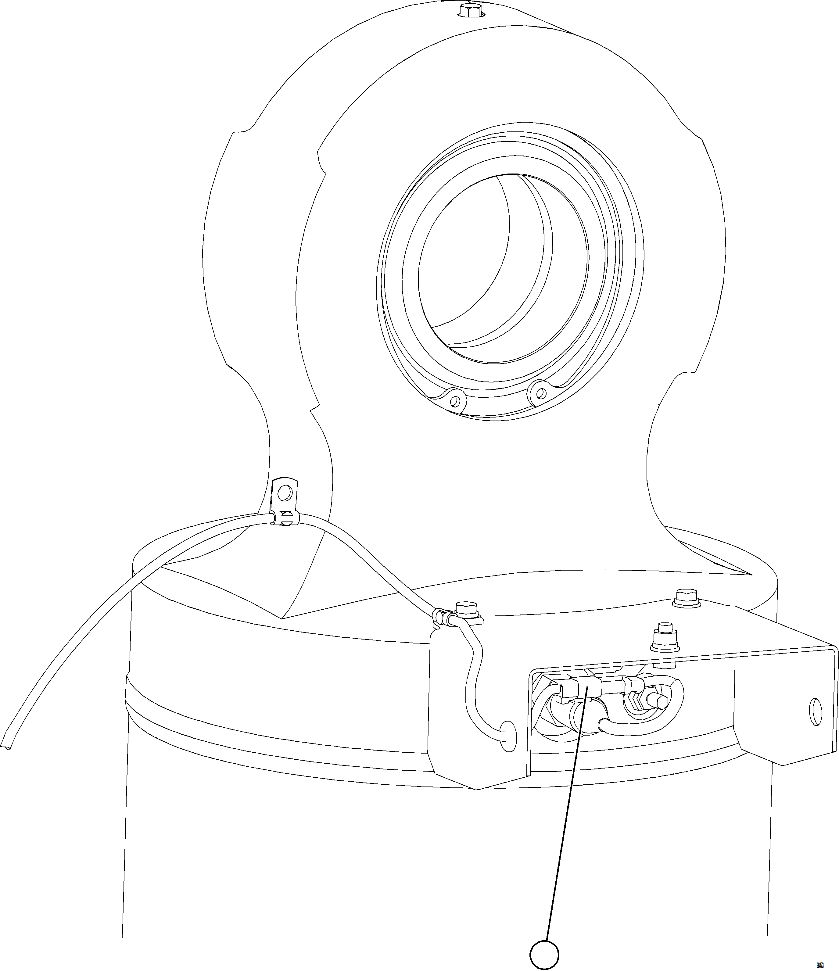 Komatsu parts book diagram for AFE77-BU 830E-5 S/N A50216 - A50217  KCH: PLM PRESSURE SENSOR - REAR SUSPENSIONS    2/3