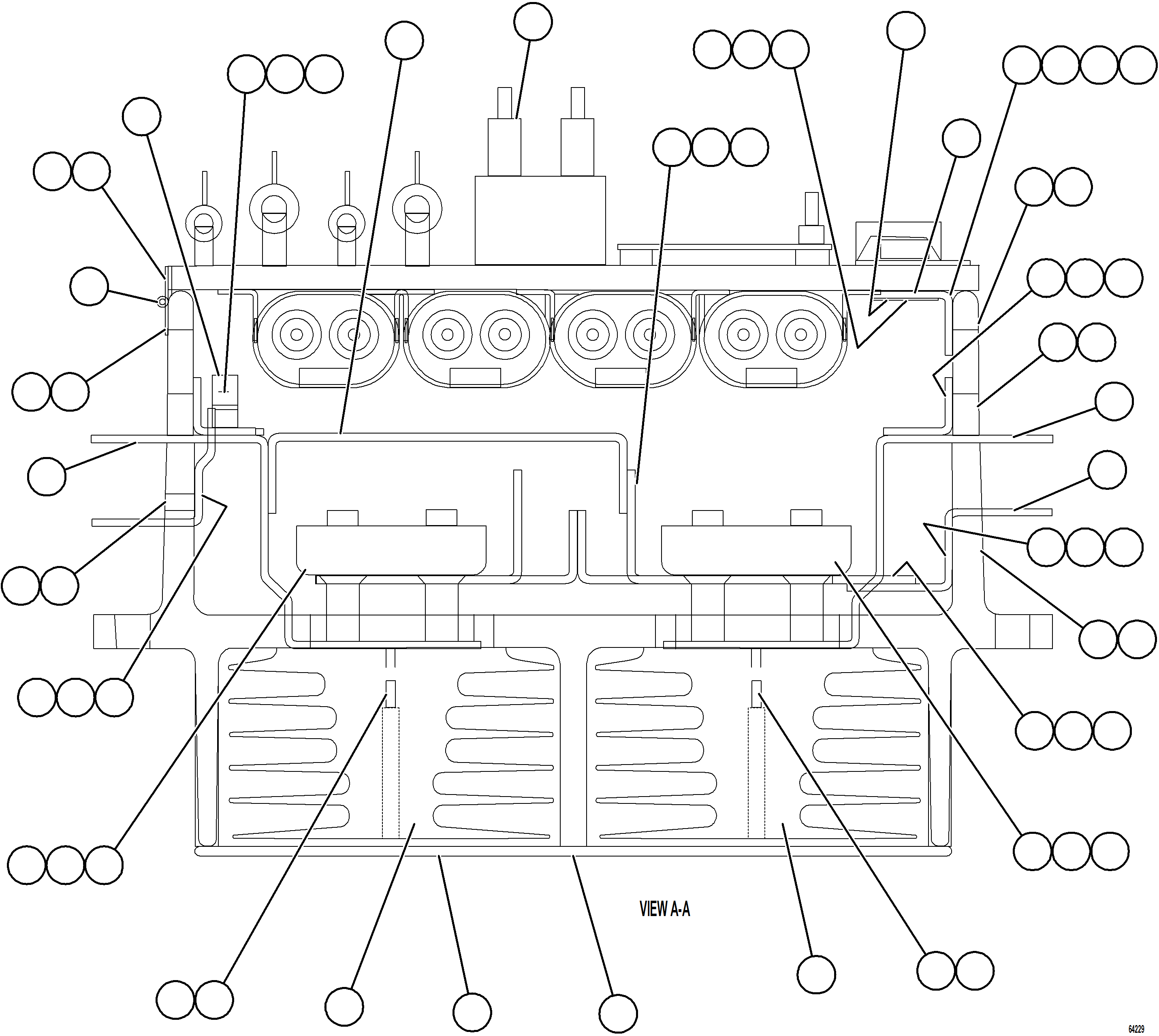 Komatsu parts book diagram for AFE77-CN 830E-5 S/N A50294 - A50295  SMS: AFSE PANEL    2/2