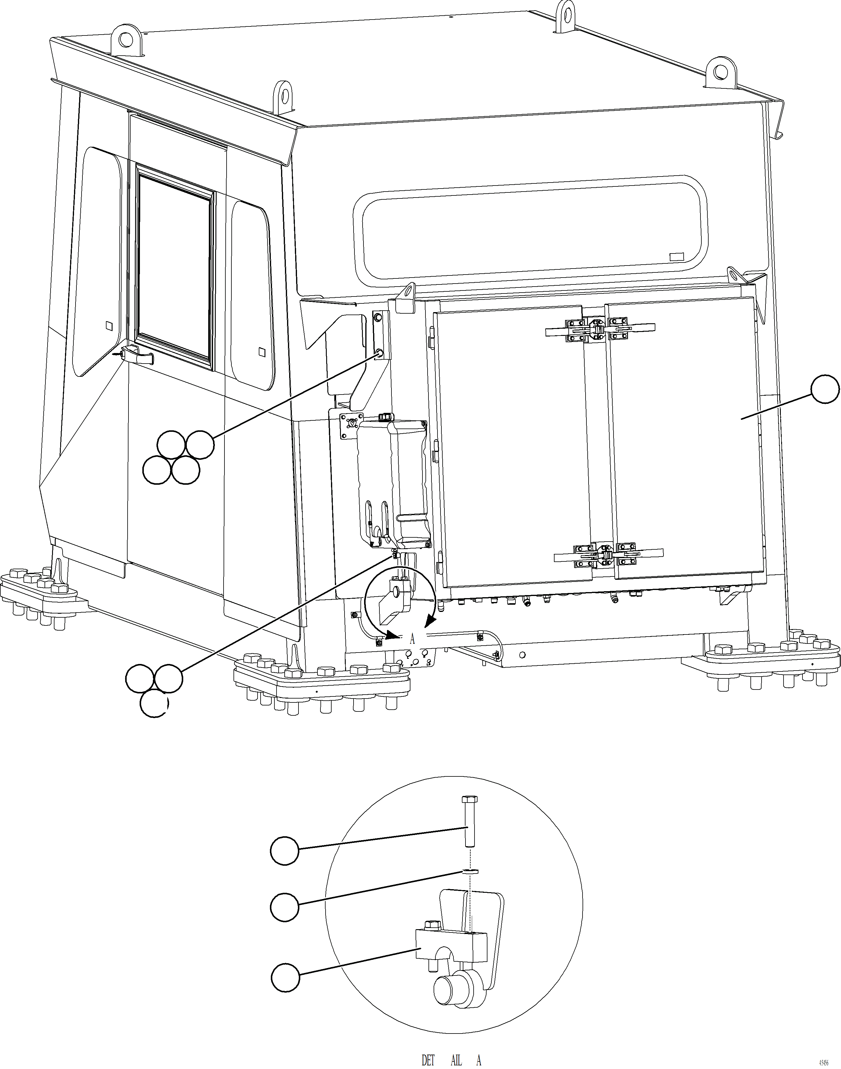Dump Trucks Komatsu / AFE77-S 830E-5 S/N A50057  HEAVY METAL(afe77-s) / HYDRAULIC BRAKE CABINET INSTALLATION    1/2(420 : 45456)