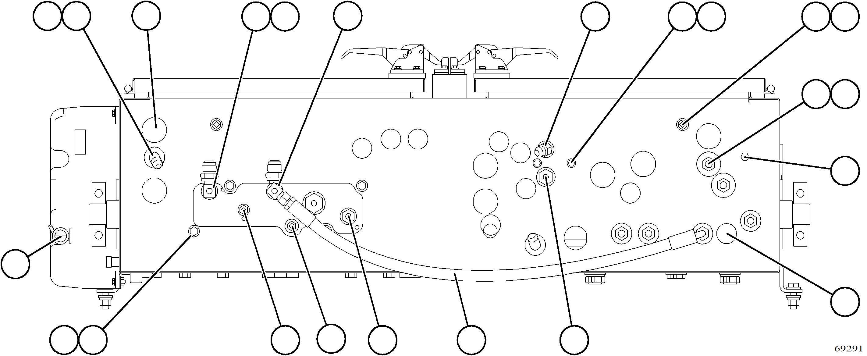 Dump Trucks Komatsu / AFE77-S 830E-5 S/N A50057  HEAVY METAL(afe77-s) / HYDRAULIC BRAKE CABINET    2/4(426 : 69291)