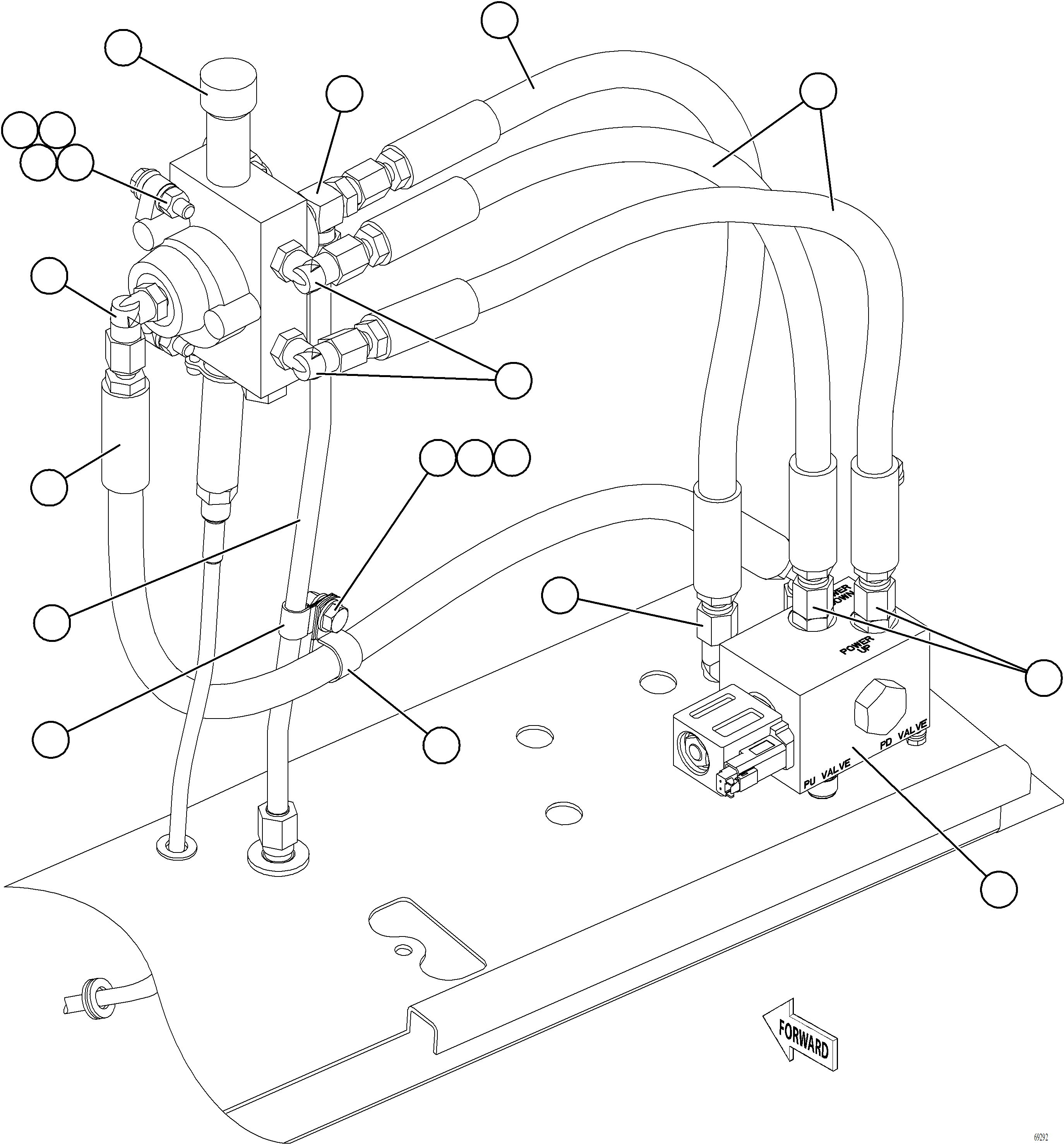 Dump Trucks Komatsu / AFE77-S 830E-5 S/N A50057  HEAVY METAL(afe77-s) / HYDRAULIC BRAKE CABINET    4/4(430 : 69292)